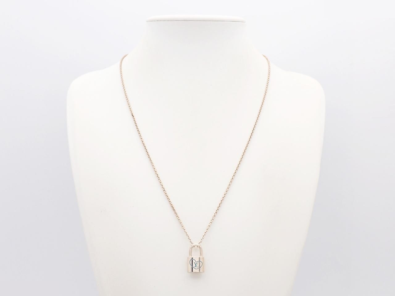 Silver Lockit heart pendant, 13.8g, chain approximately 60cm. — view 3