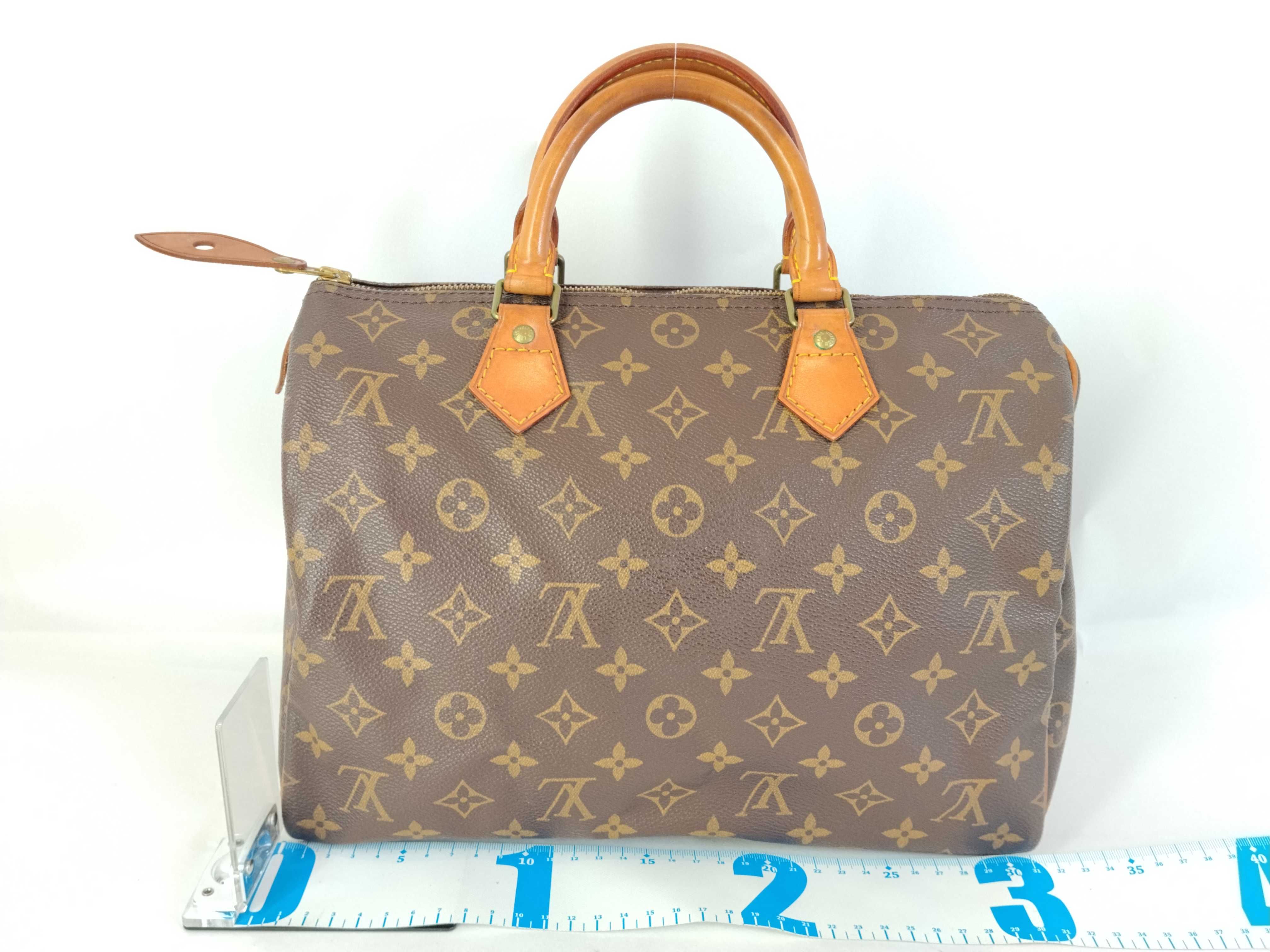 Monogram Speedy 30 M41526 VI883 Brown Boston Bag — view 2