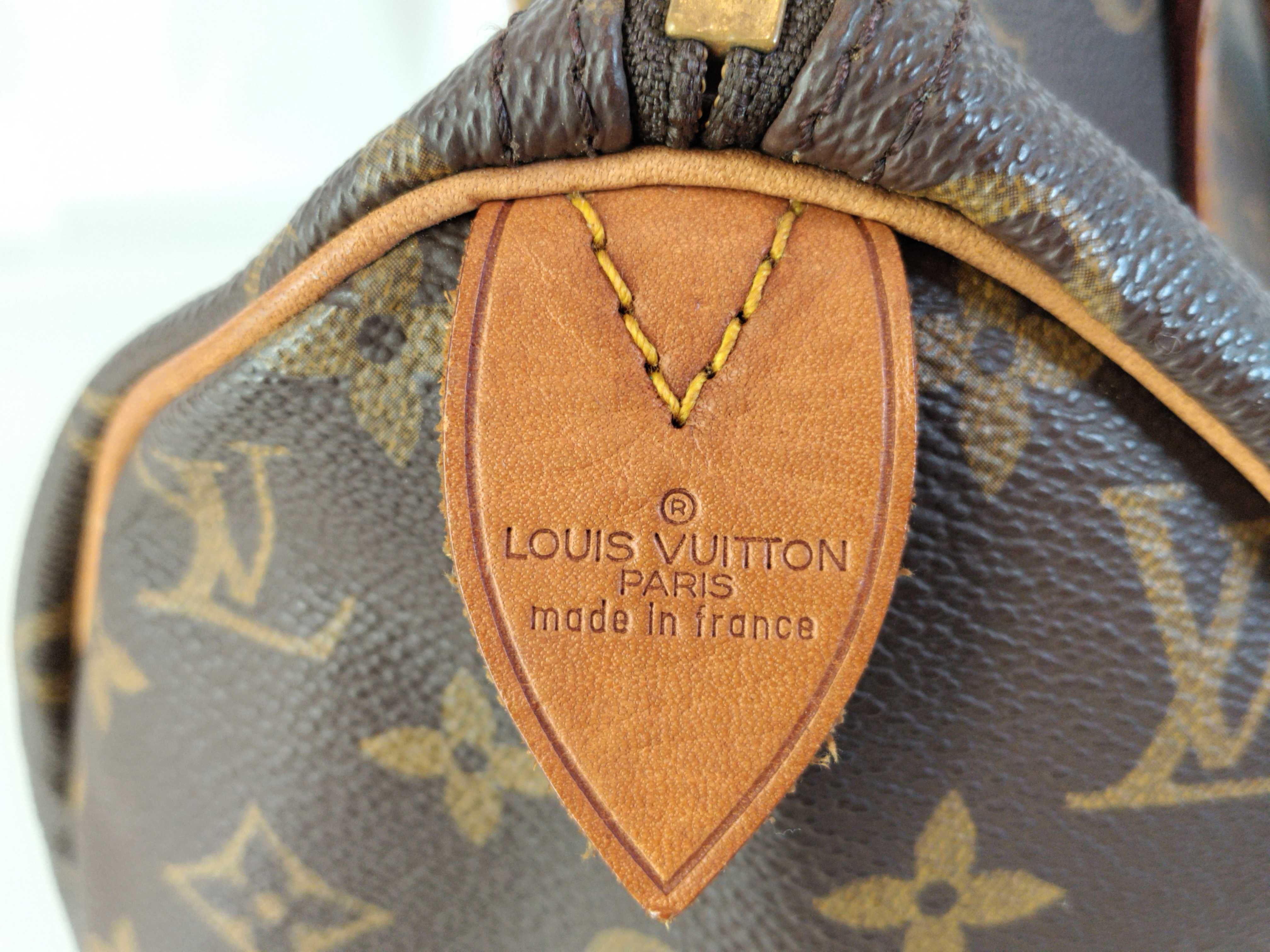 Monogram Speedy 30 M41526 VI883 Brown Boston Bag — view 12