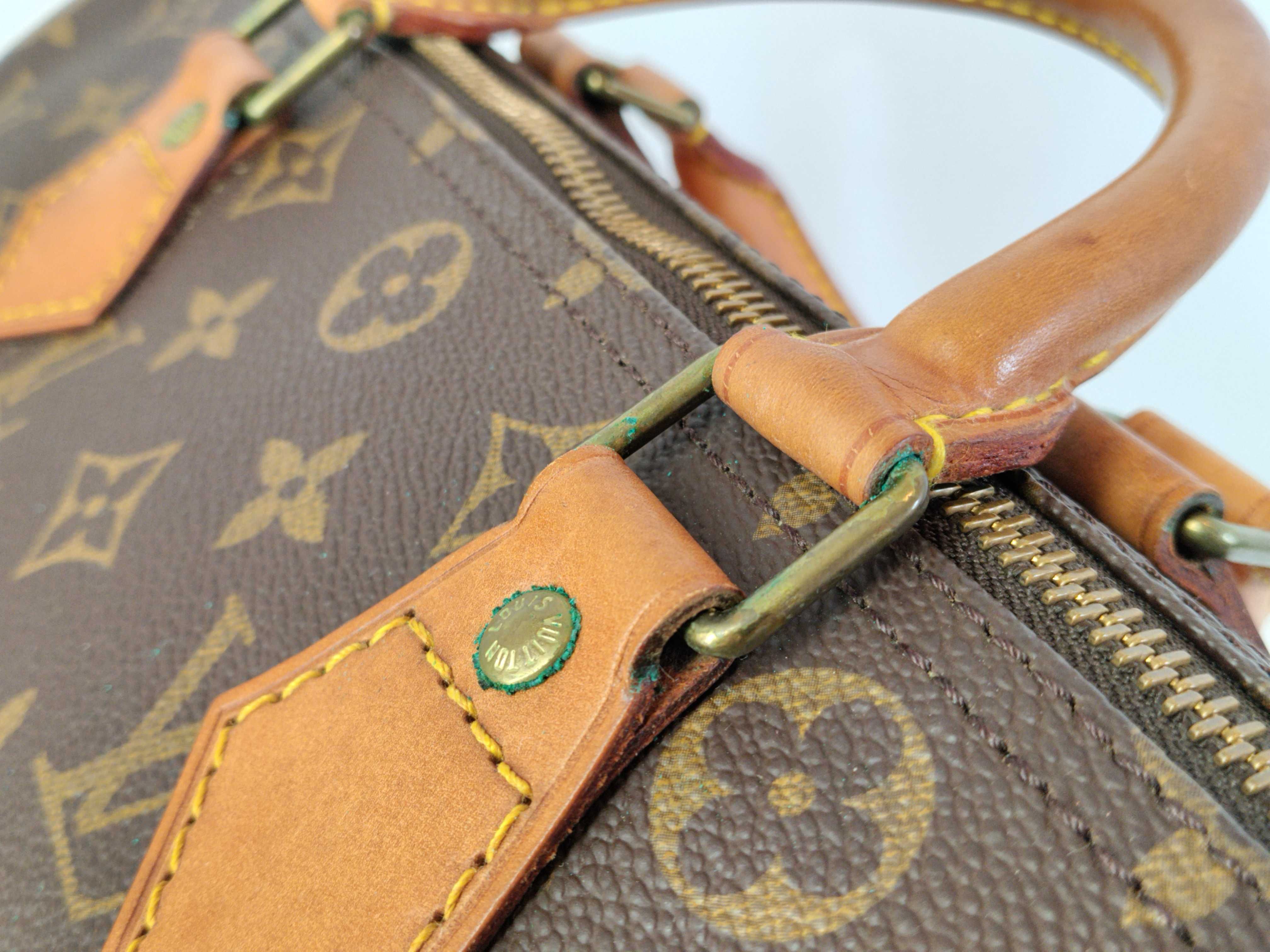 Monogram Speedy 30 M41526 VI883 Brown Boston Bag — view 6