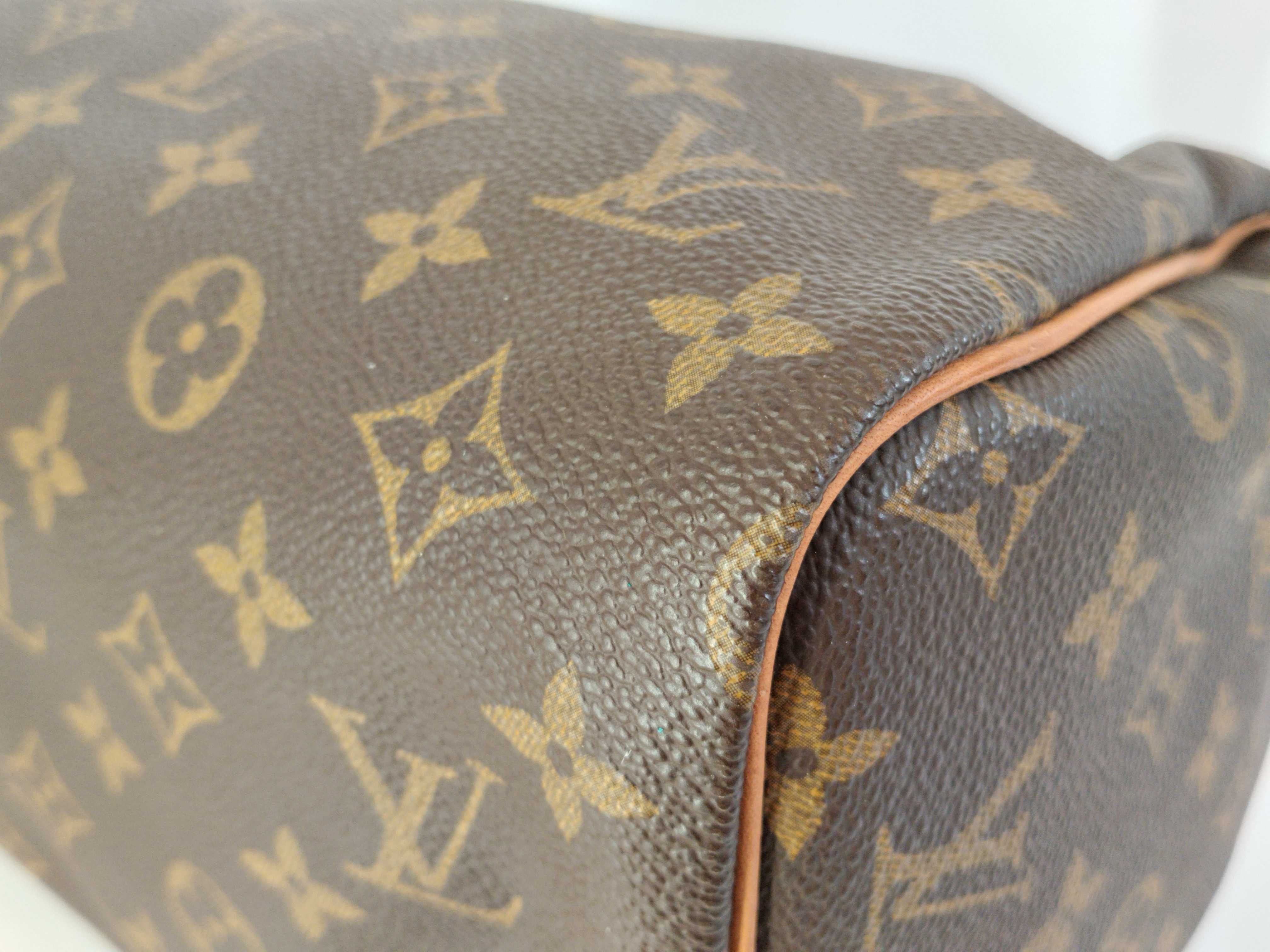 Monogram Speedy 30 M41526 VI883 Brown Boston Bag — view 7