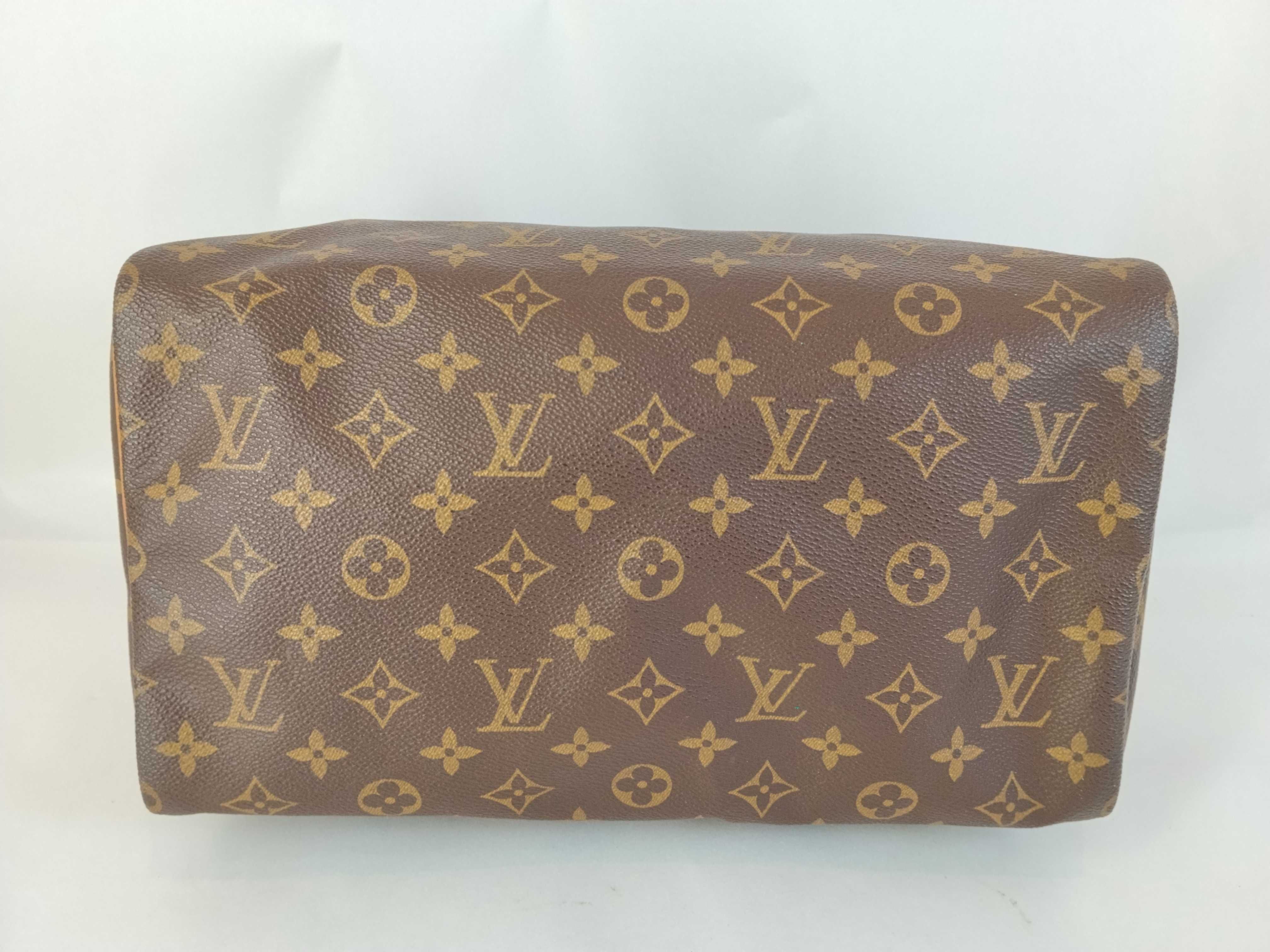 Monogram Speedy 30 M41526 VI883 Brown Boston Bag — view 8