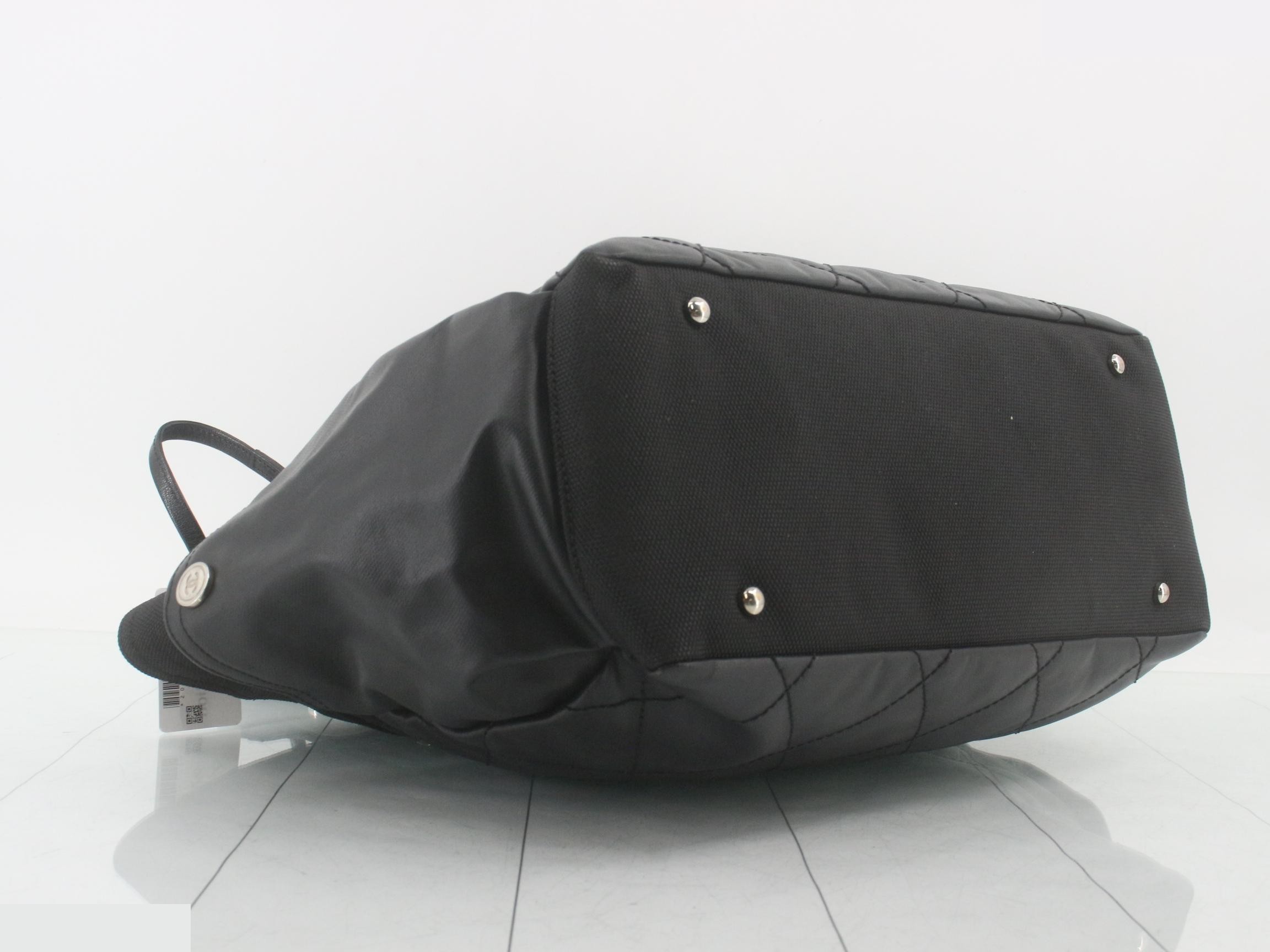 Paris Biarritz Tote Bag GM PVC/Leather Black — view 5