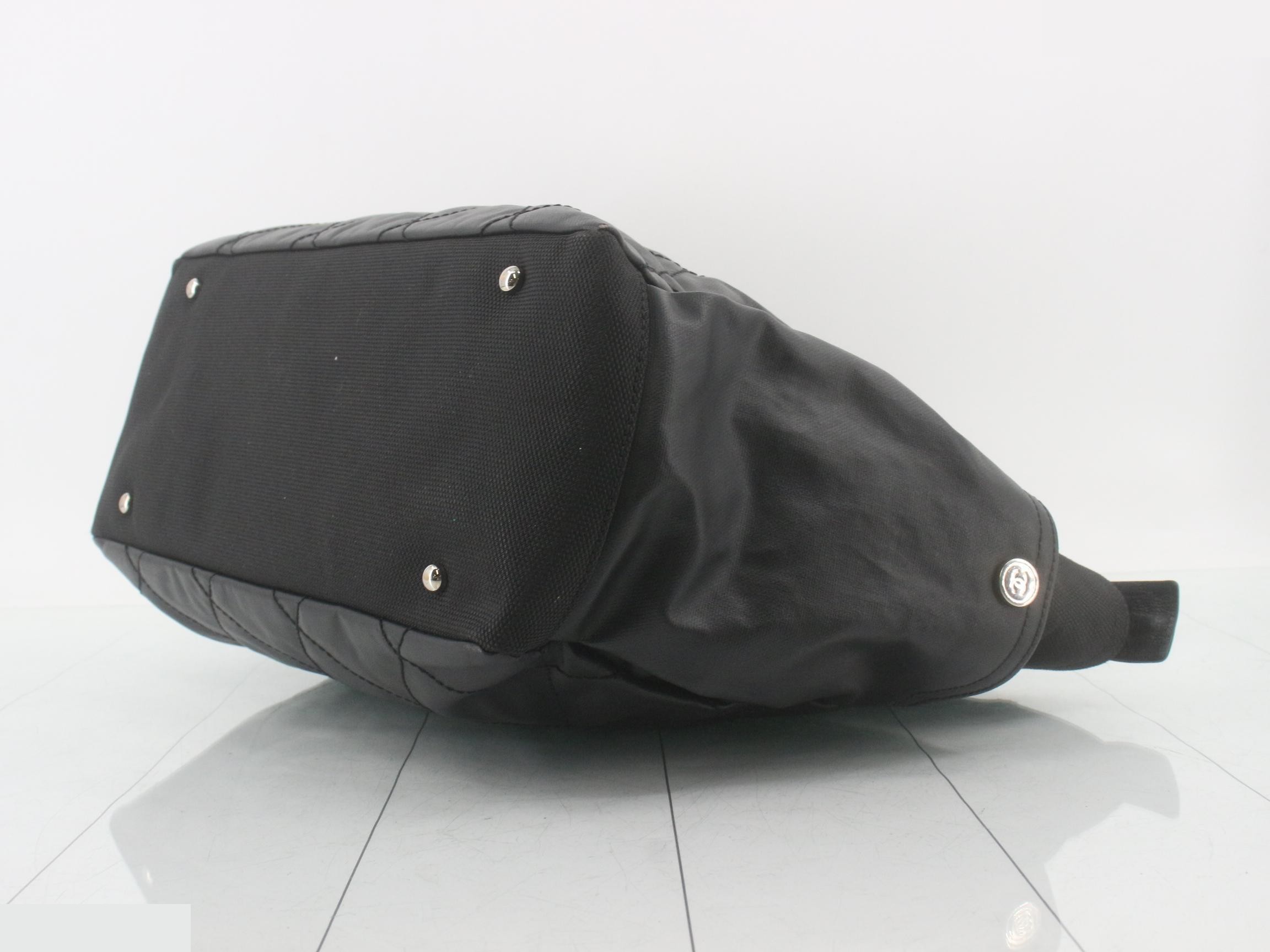 Paris Biarritz Tote Bag GM PVC/Leather Black — view 6