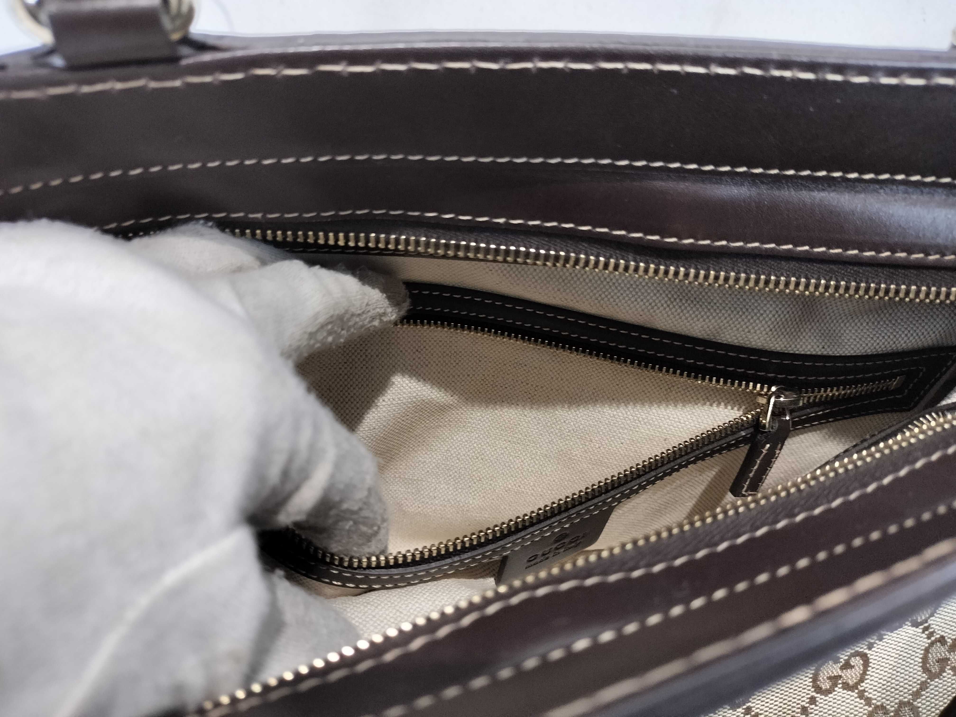 GG Canvas 257063 Sherry Handbag — view 11