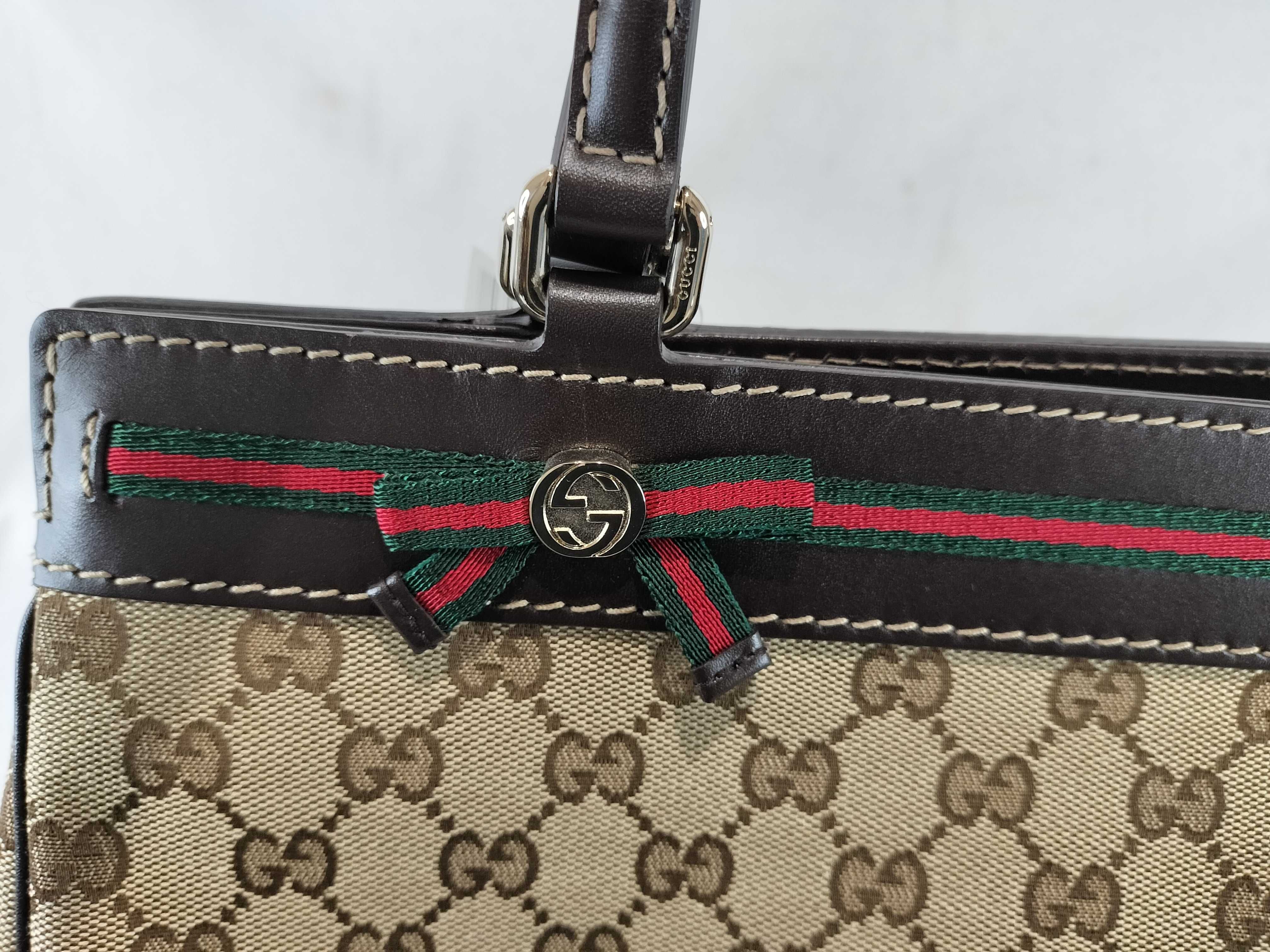 GG Canvas 257063 Sherry Handbag — view 8