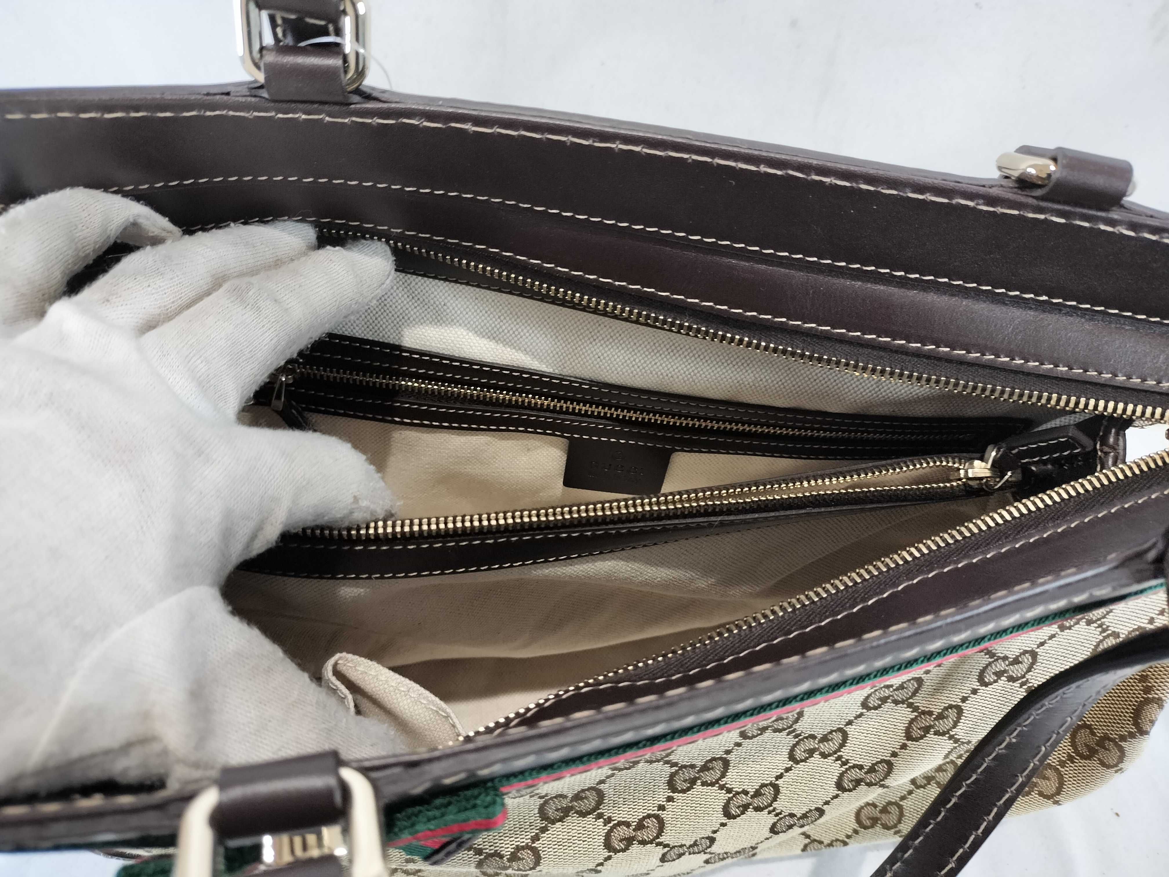 GG Canvas 257063 Sherry Handbag — view 10