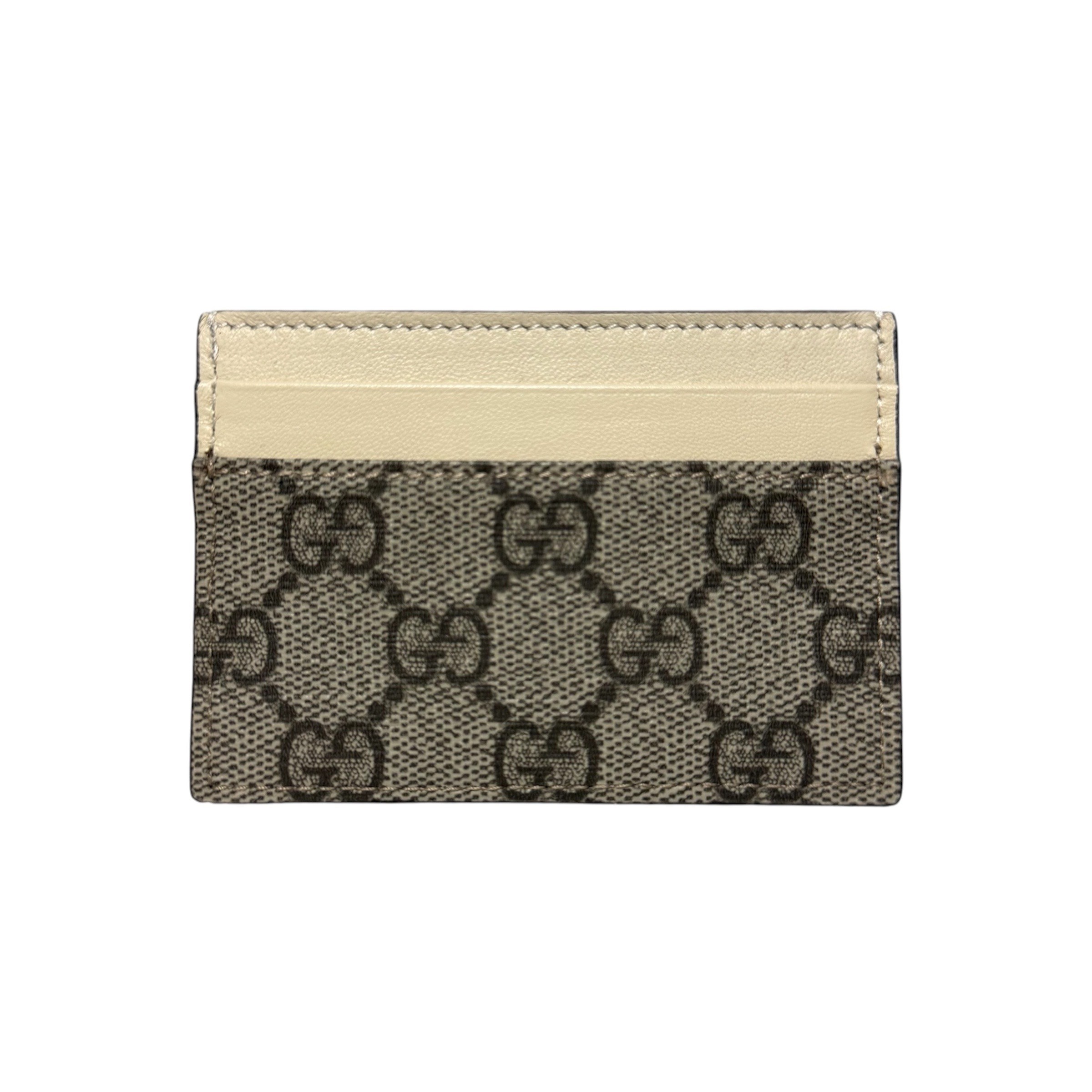GG Supreme card case, cream color, unused. — view 2