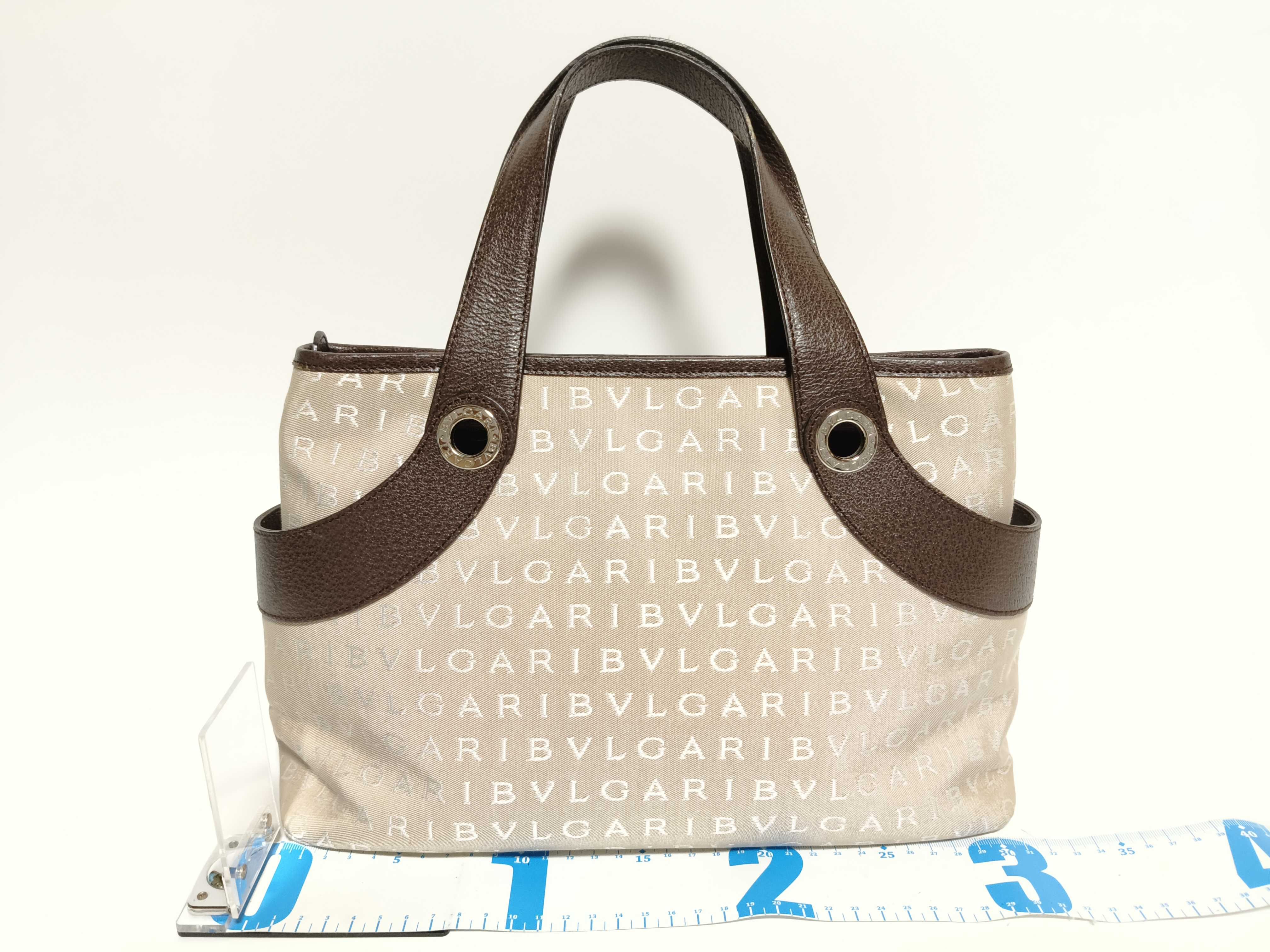 Logomania BVLGARI Logomania Handbag Tote Bag — view 2