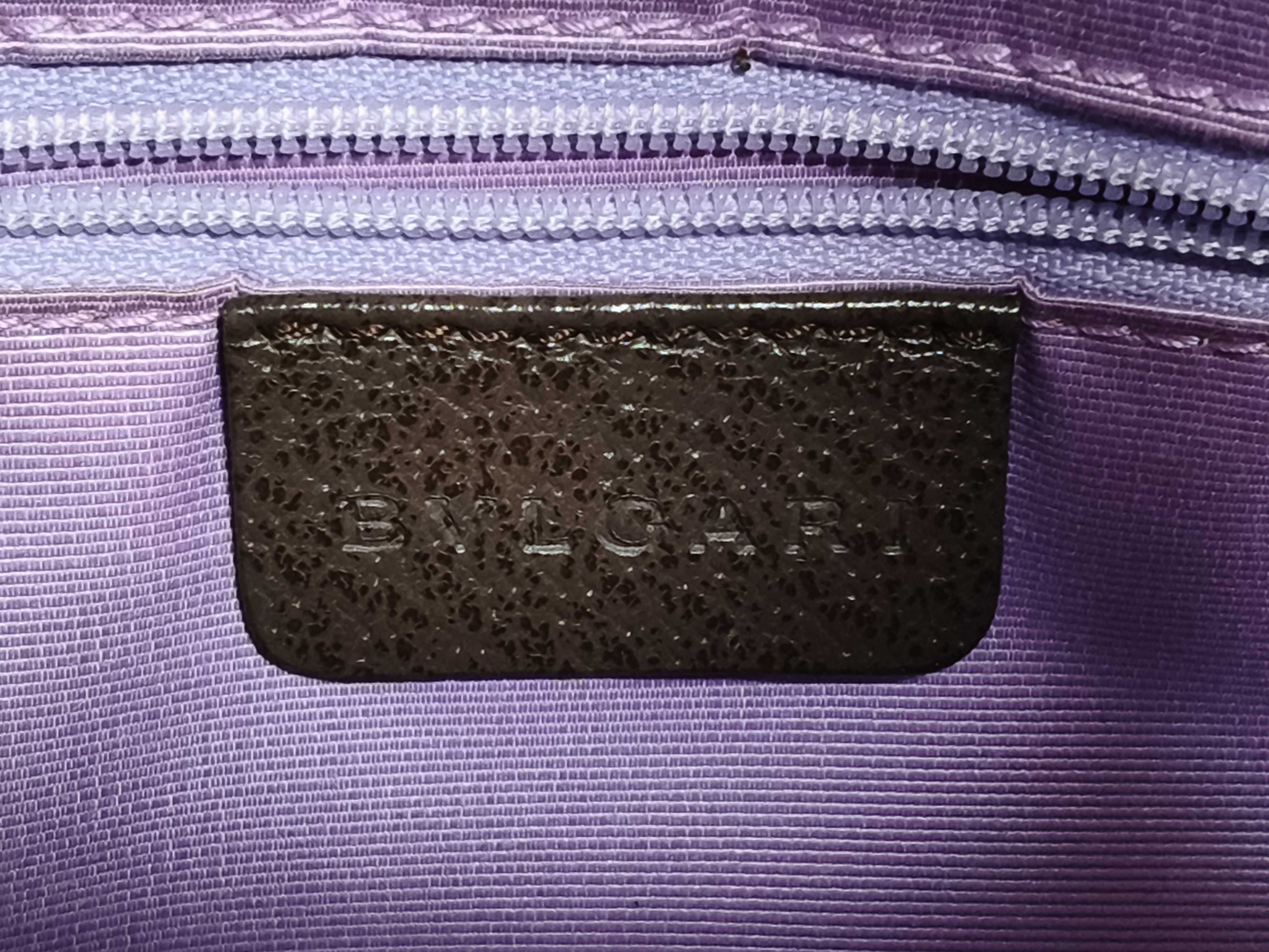Logomania BVLGARI Logomania Handbag Tote Bag — view 12