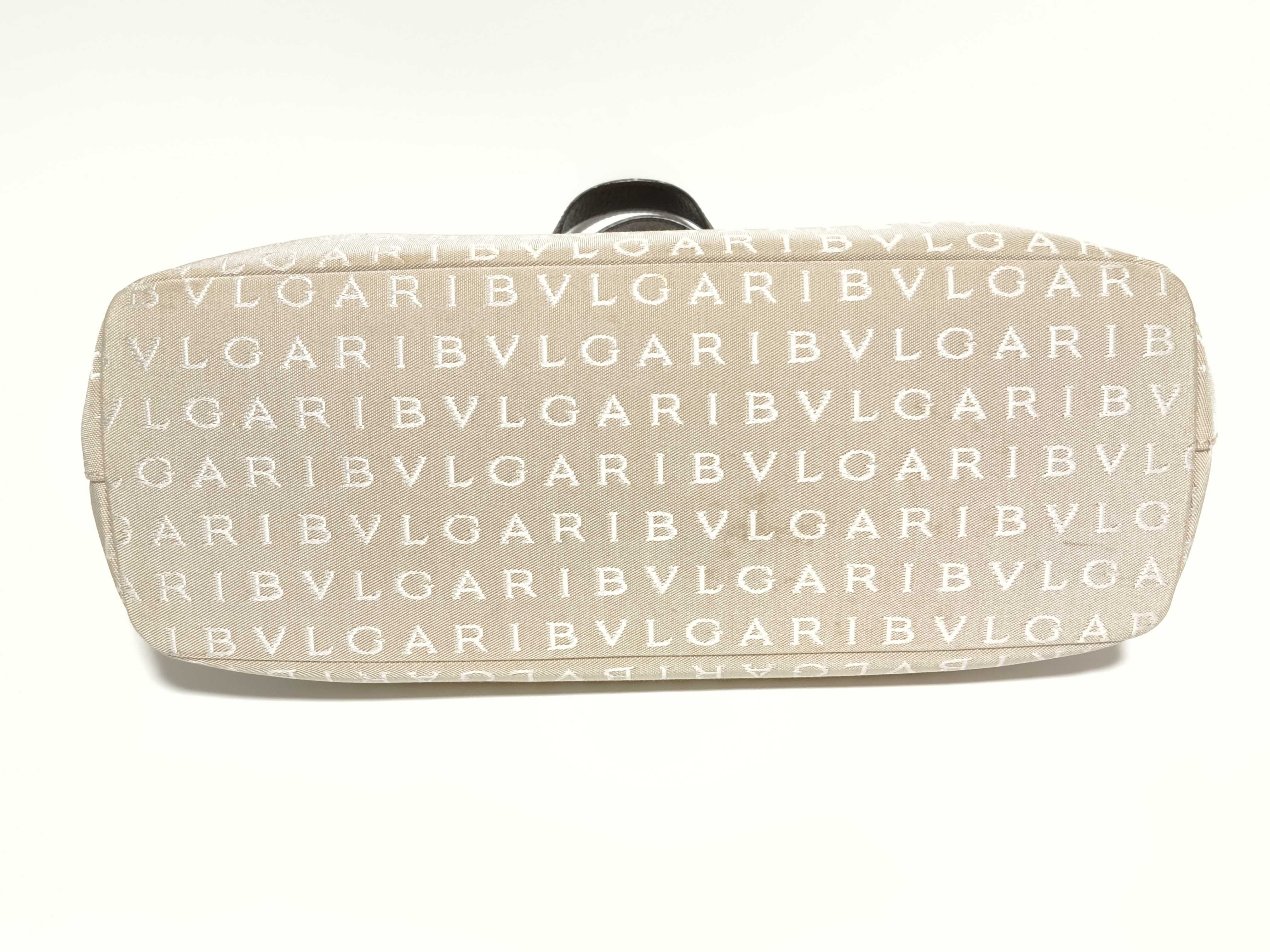 Logomania BVLGARI Logomania Handbag Tote Bag — view 8