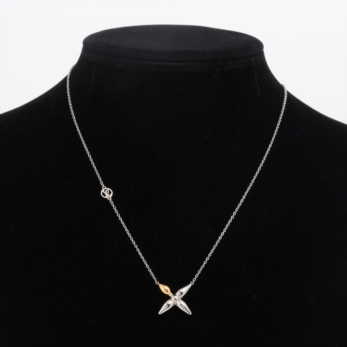 M01022 Collier Louisette LE3272 Necklace GP Silver x Gold — view 5