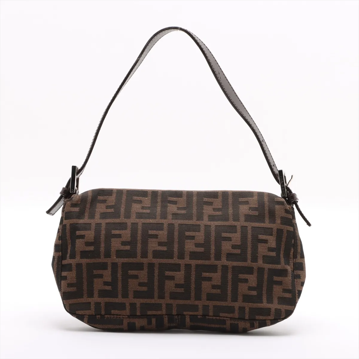 Zucca Mamma Bucket Canvas x Leather Shoulder Bag Brown — view 2