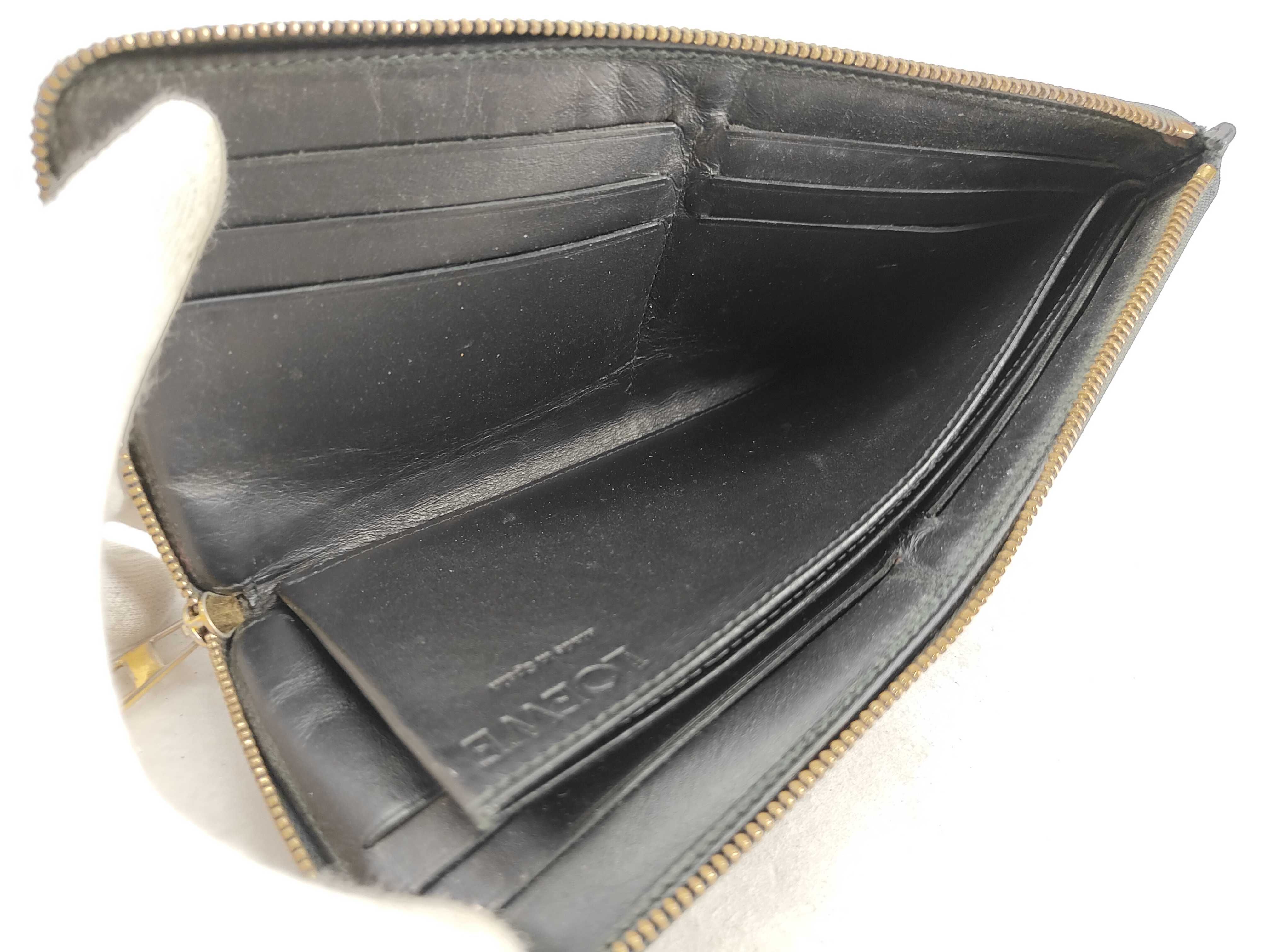(Loewe) Long Wallet, Leather, Anagram Design, Billfold — view 8