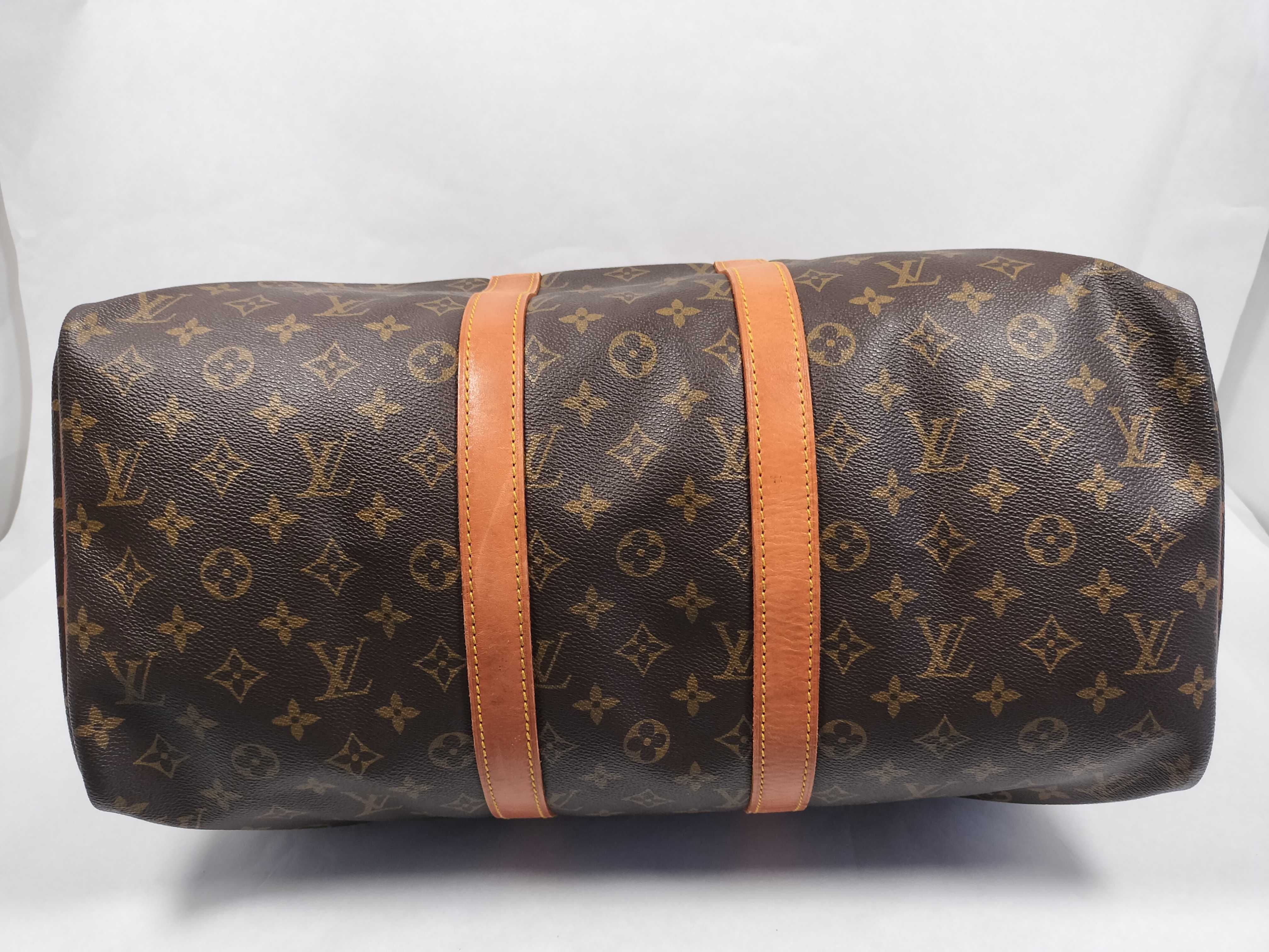 Monogram LOUIS_VUITTON M41418 Keepall 45 VI863 Name Tag, Handle Boston Bag — view 7