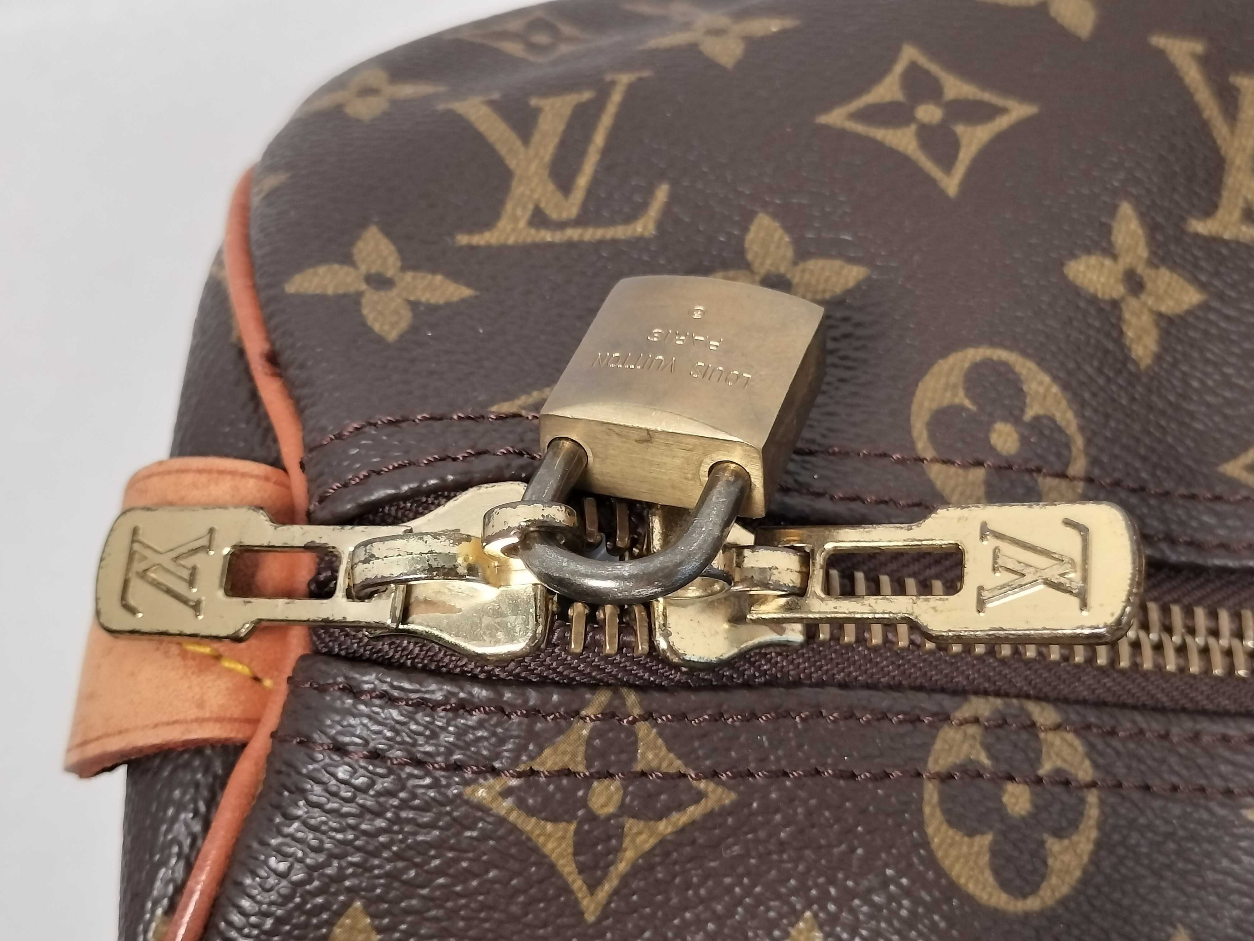 Monogram LOUIS_VUITTON M41418 Keepall 45 VI863 Name Tag, Handle Boston Bag — view 9