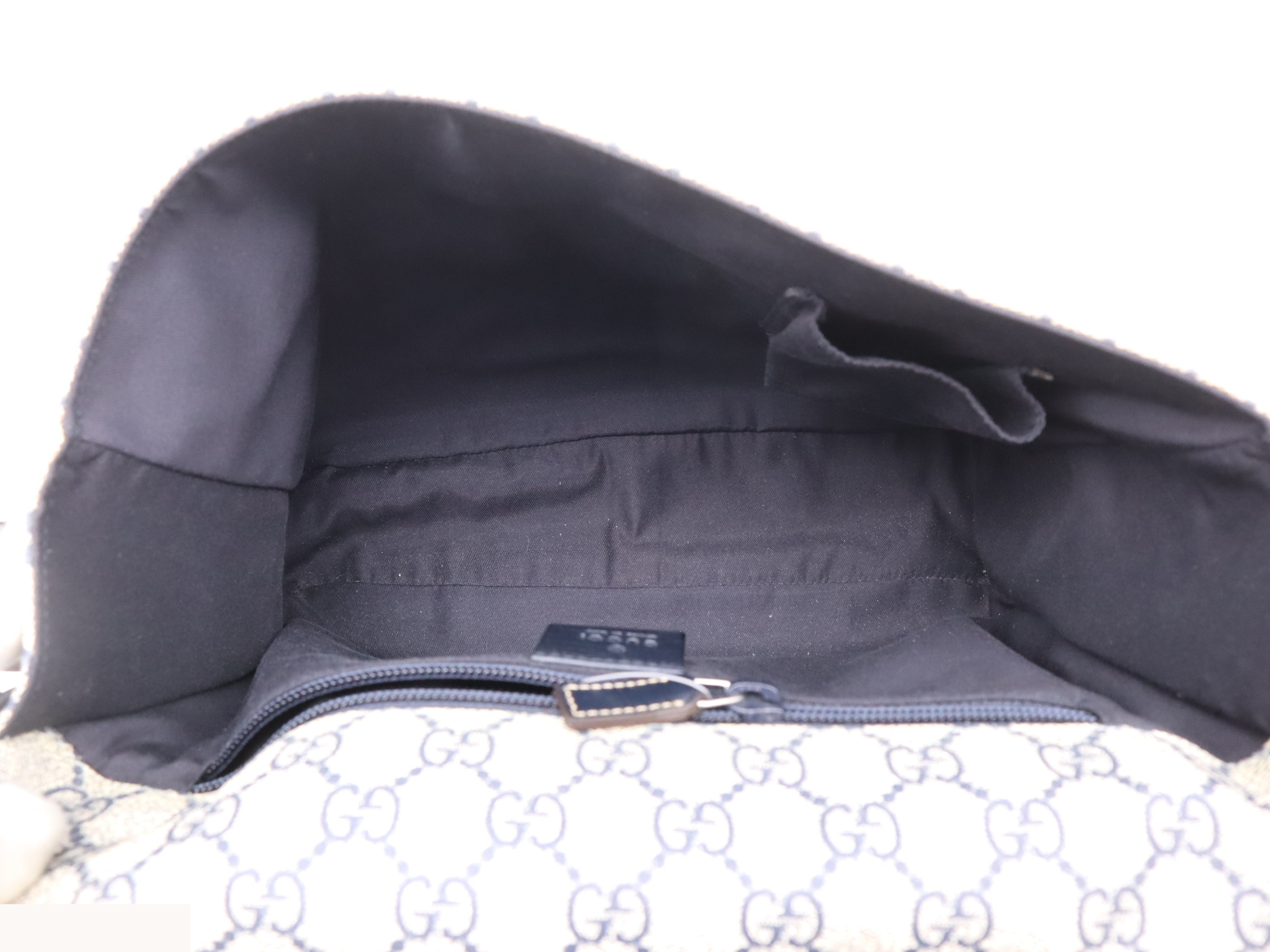 GG Supreme Sherry Line Shoulder Bag Beige Navy Red — view 11