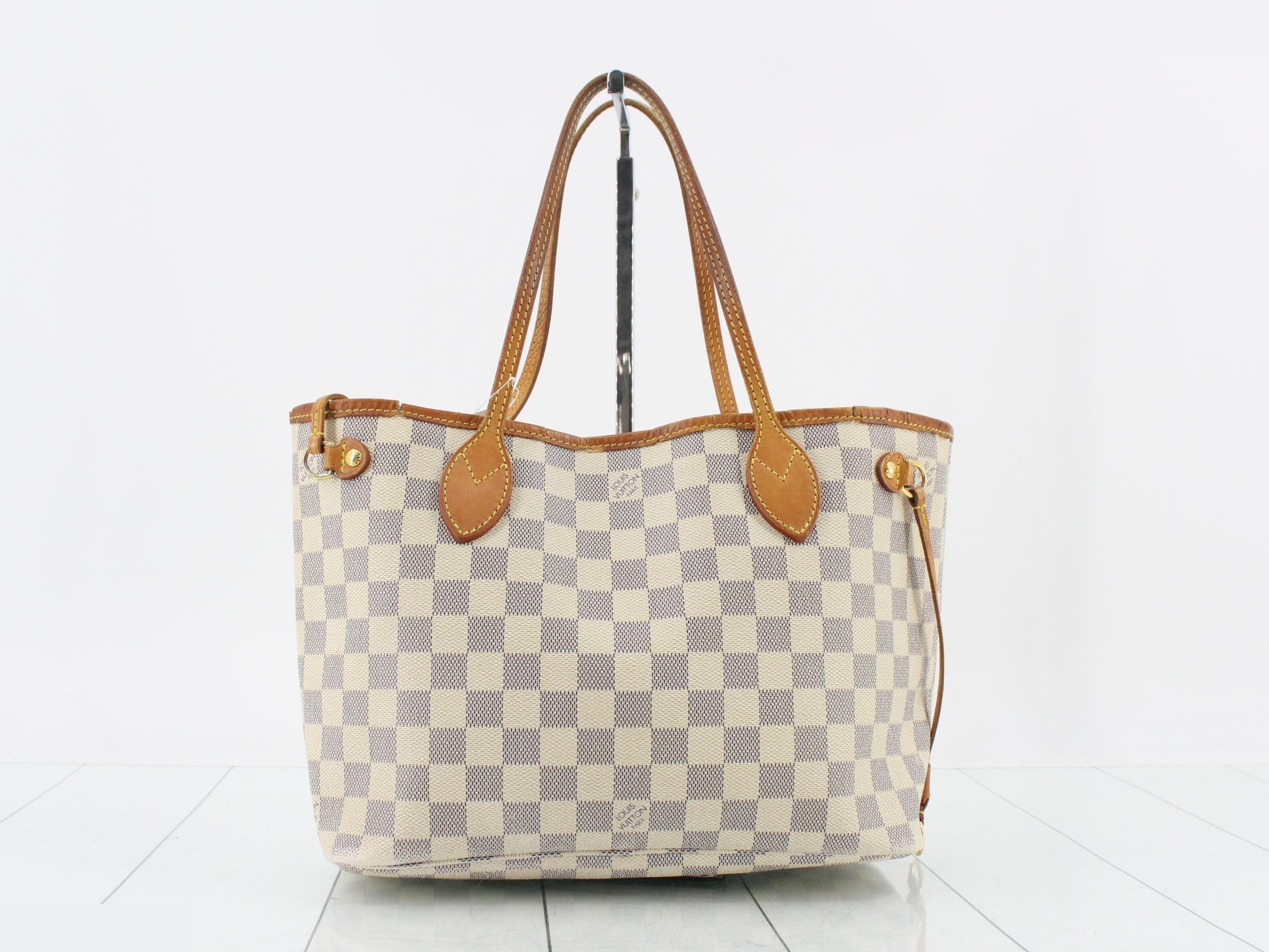 Damier Azur Neverfull PM Tote Bag — view 2