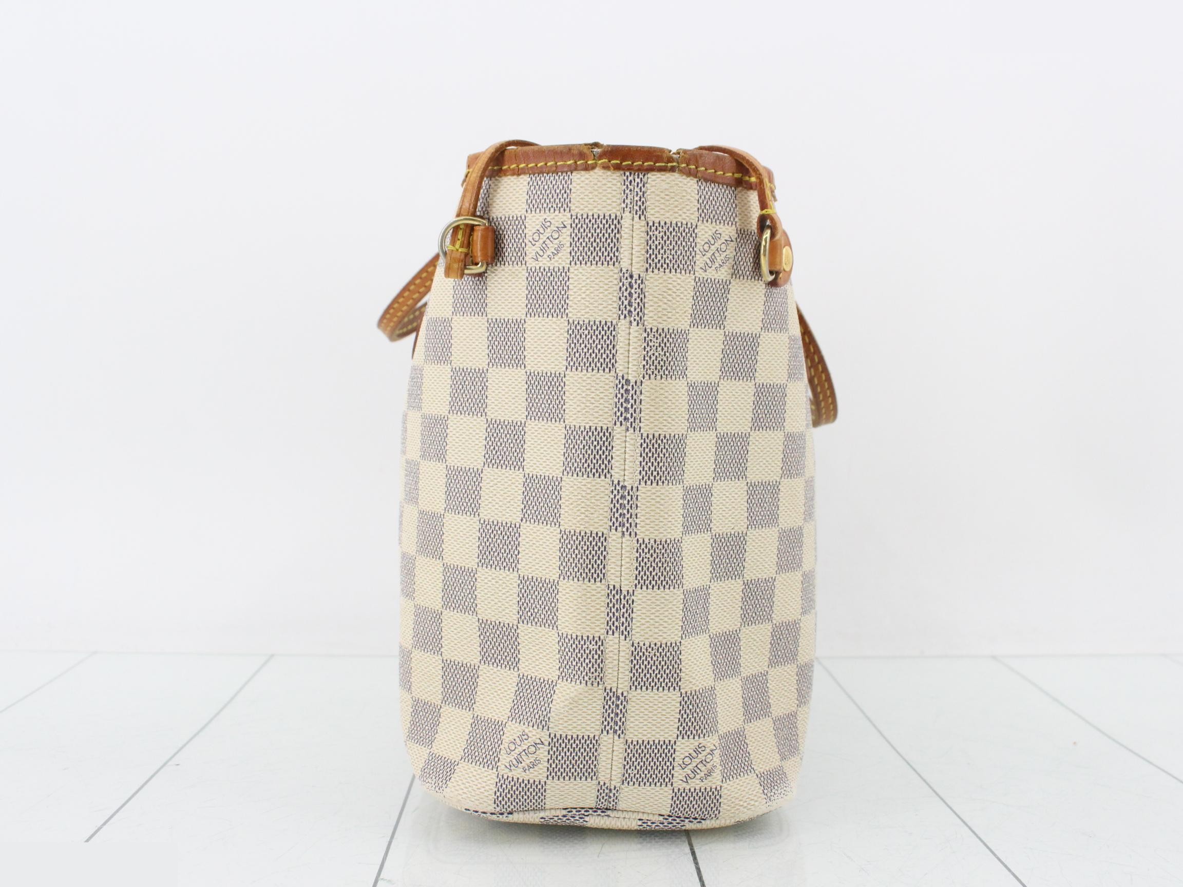 Damier Azur Neverfull PM Tote Bag — view 3
