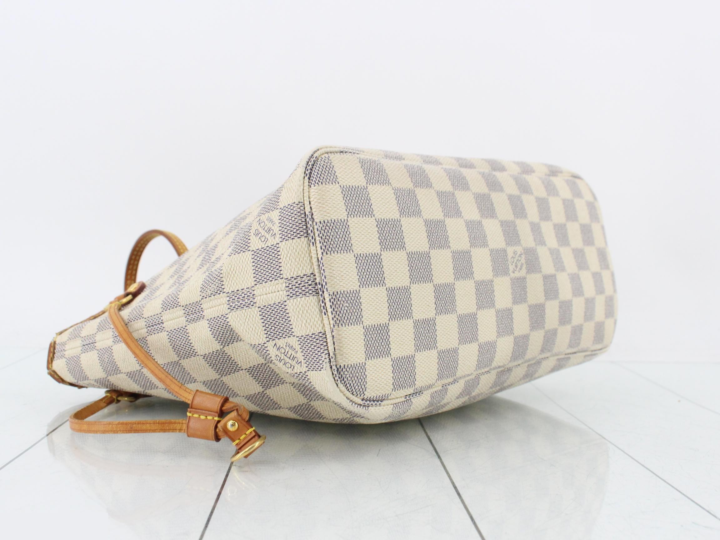 Damier Azur Neverfull PM Tote Bag — view 5