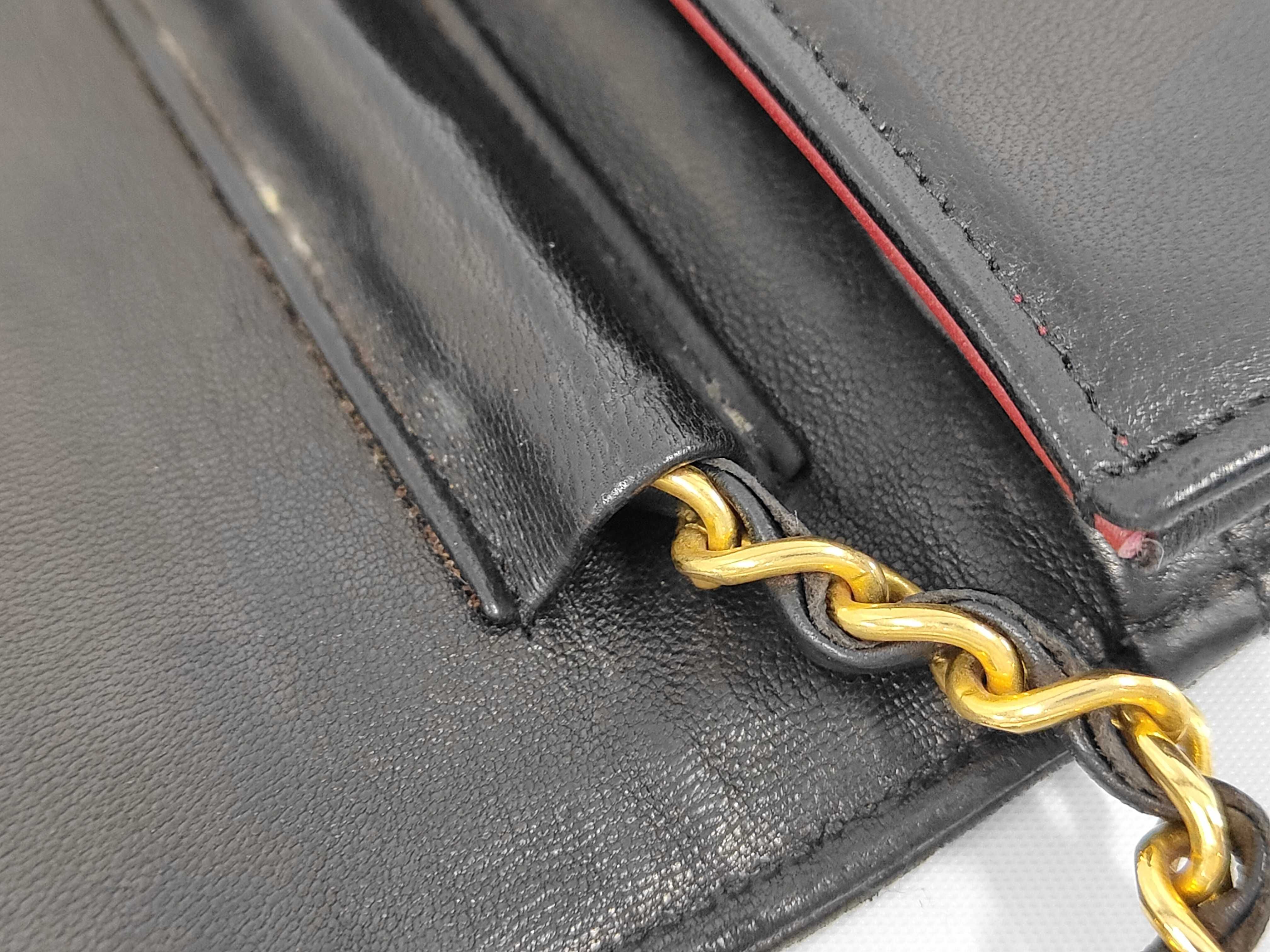 Matelassé Chain Shoulder Bag, Lambskin, Black Shoulder Bag — view 6