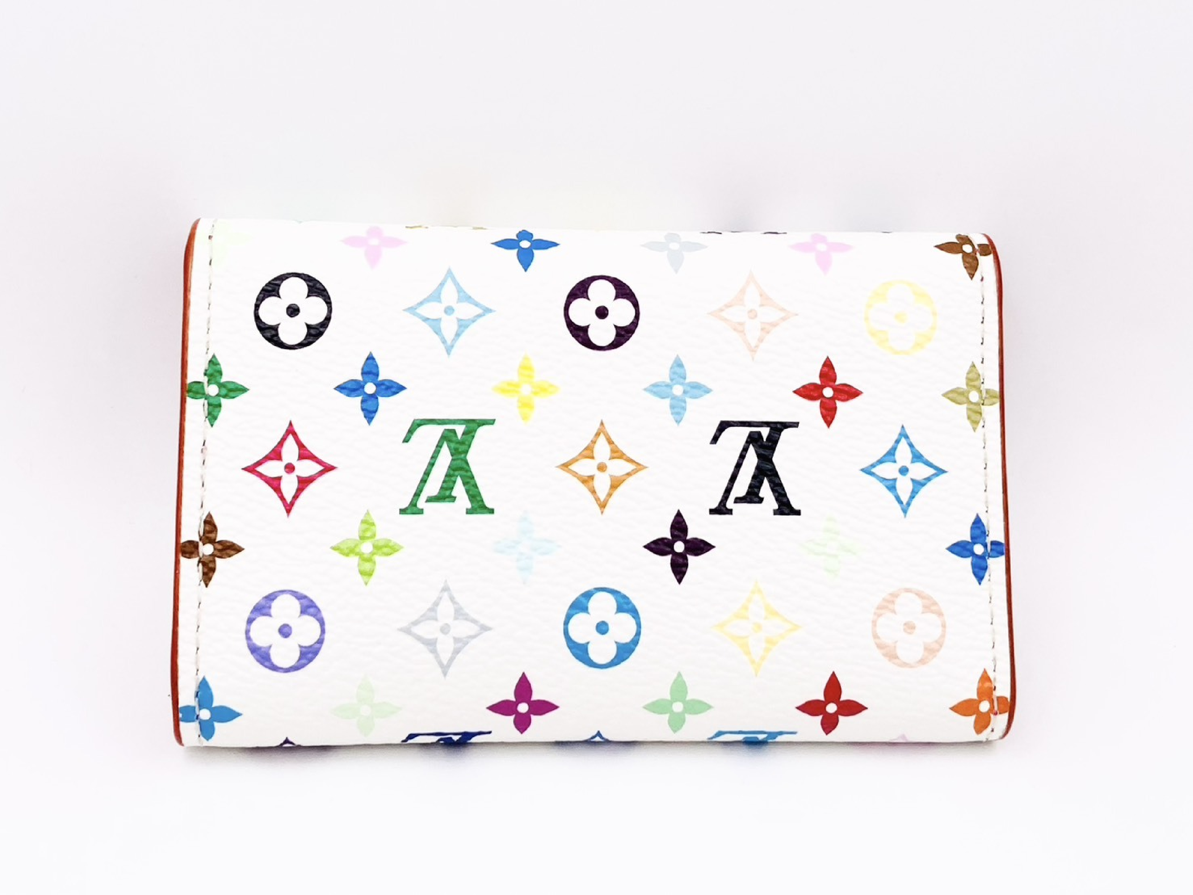 Takashi Murakami M14092 LV x TM Multicolor Multicles 6 M14092 RFID Activated Key Case — view 2