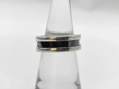 B.zero1 Ceramic 925 Ring