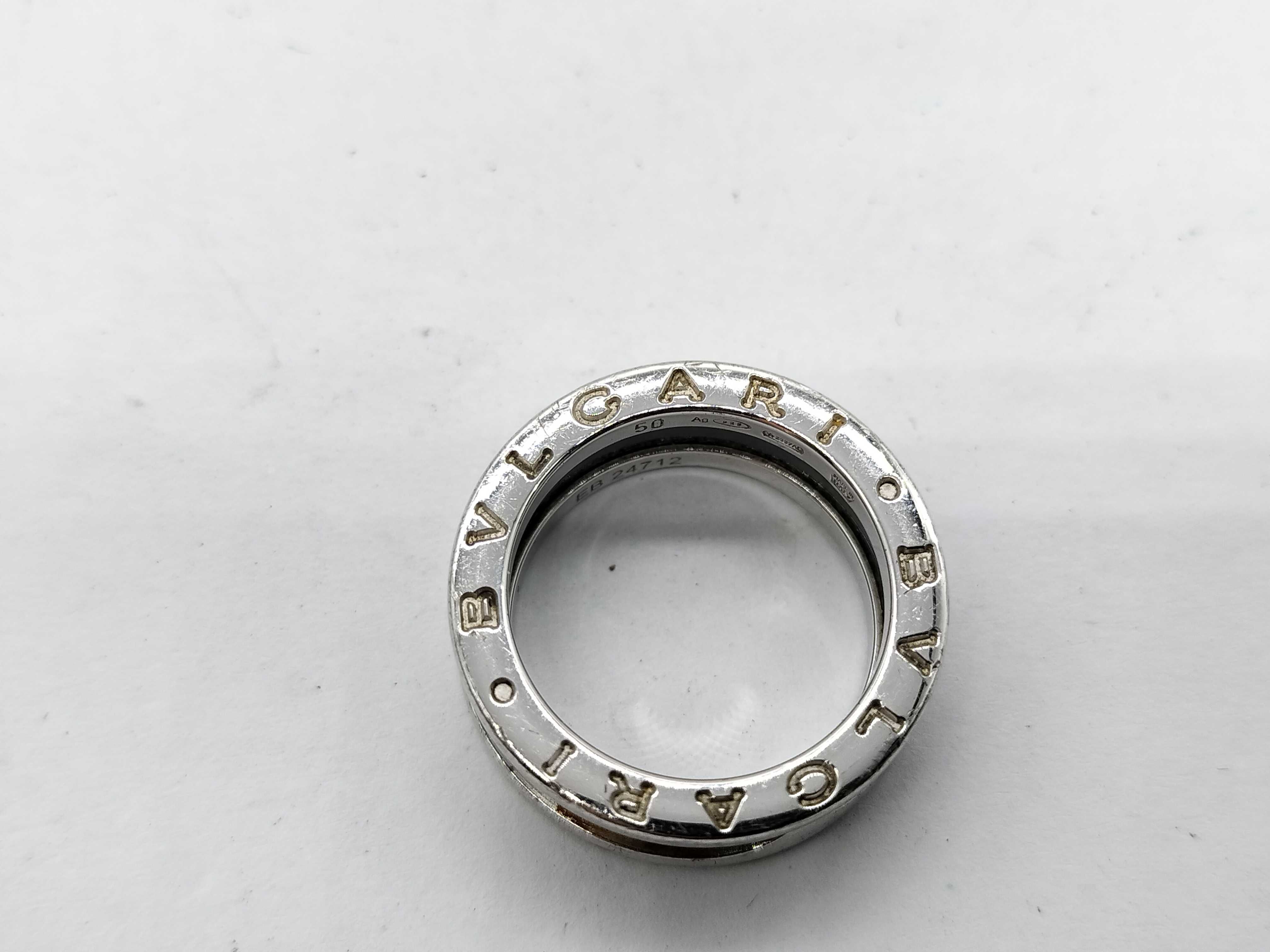 B.zero1 Ceramic 925 Ring — view 6