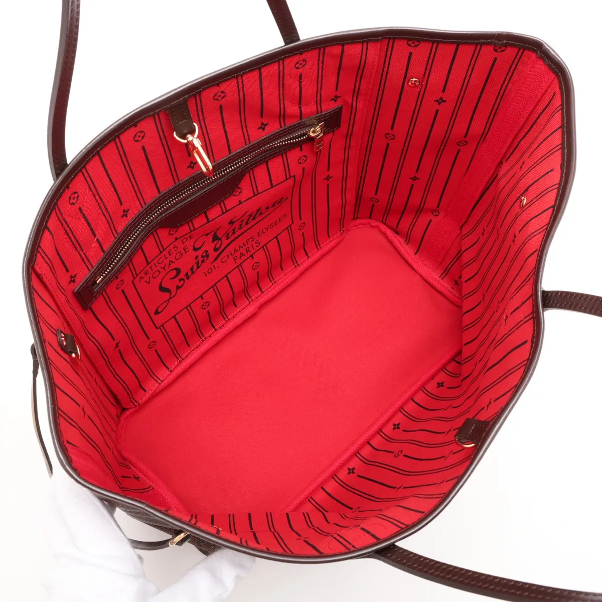Damier Neverfull MM N51105 CA4172 Brown — view 7
