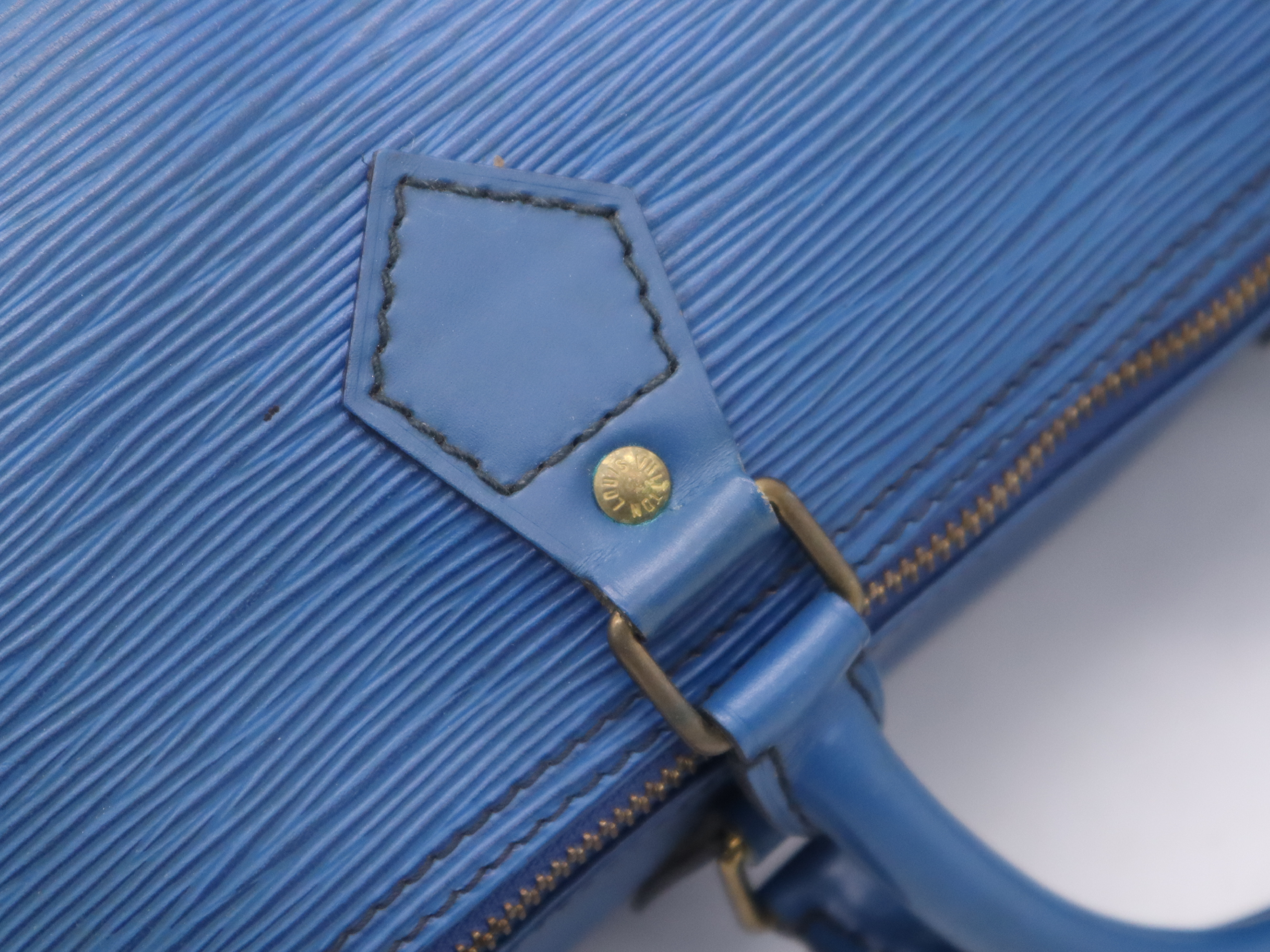 M43005 Epi Speedy 30 Toledo Blue Handbag — view 7