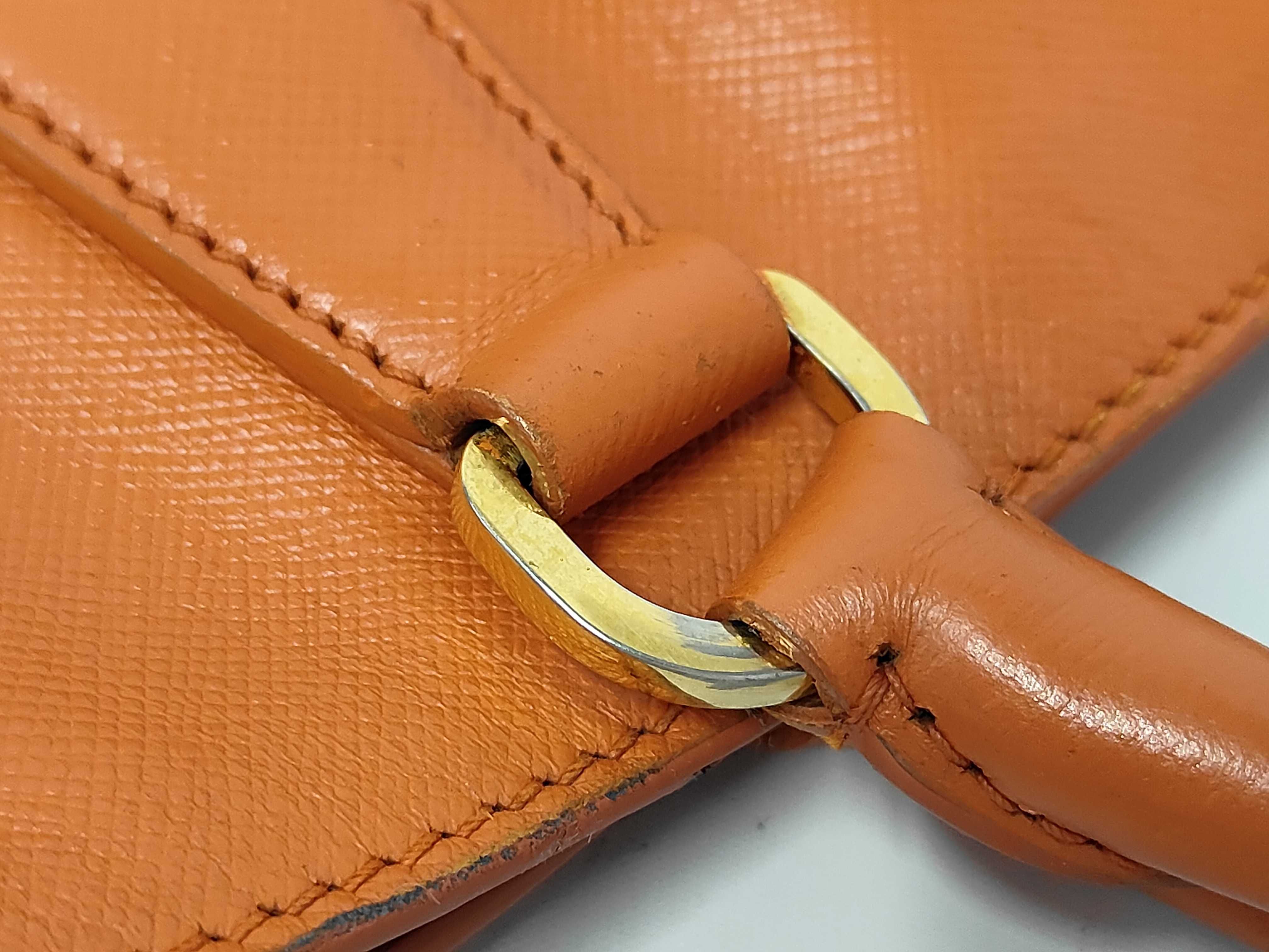 bag, orange handbag — view 5