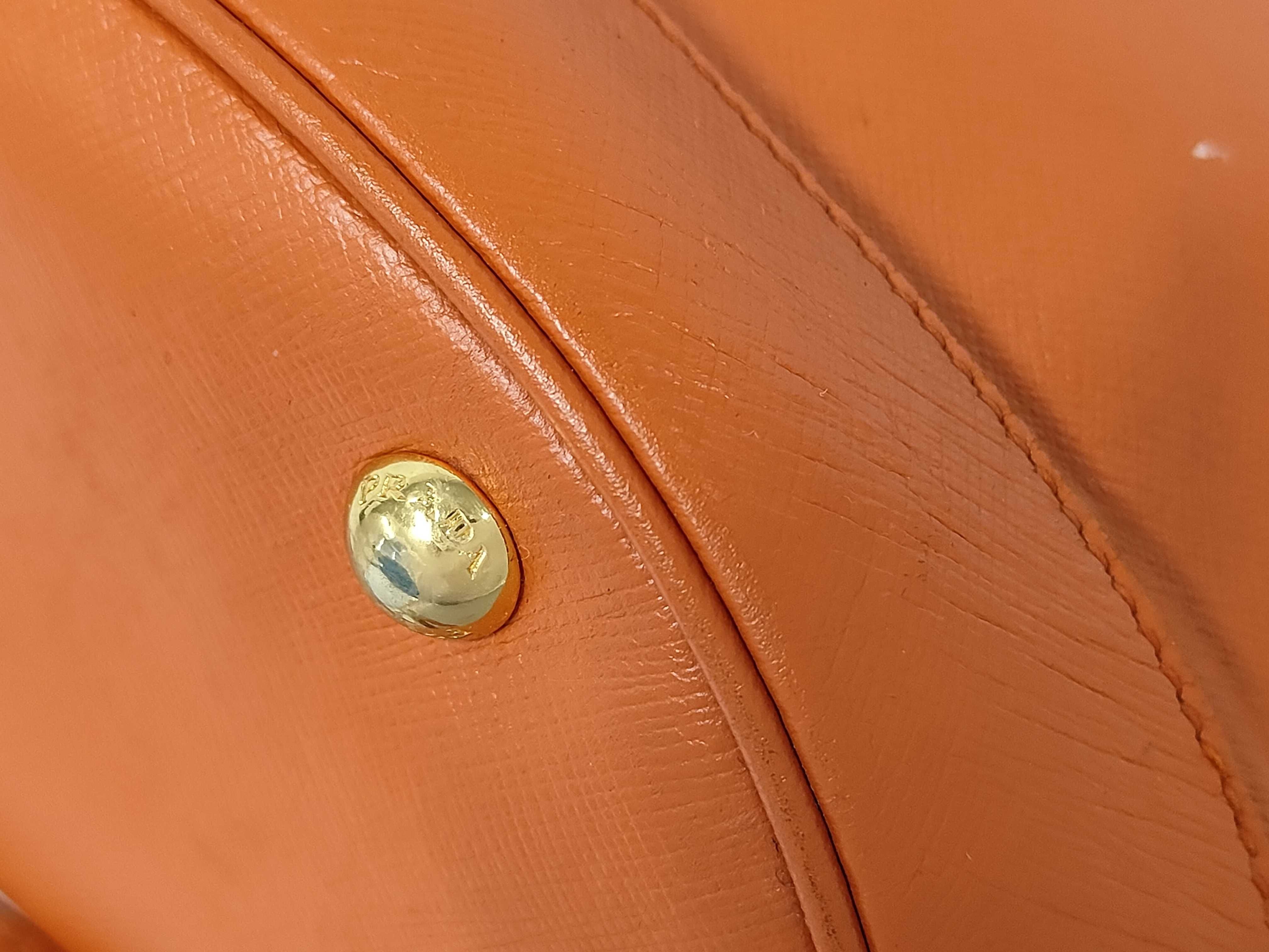 bag, orange handbag — view 6