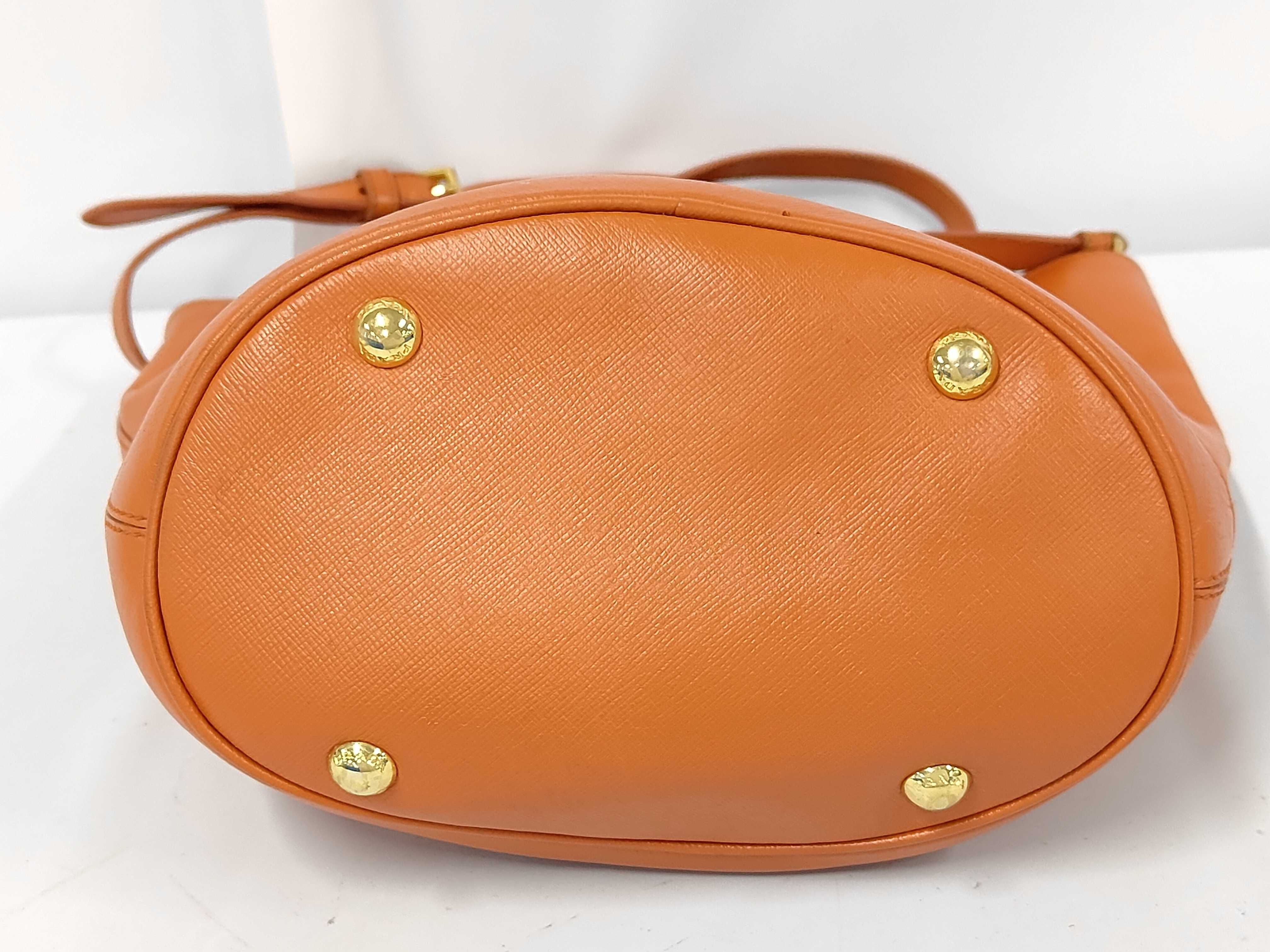 bag, orange handbag — view 7