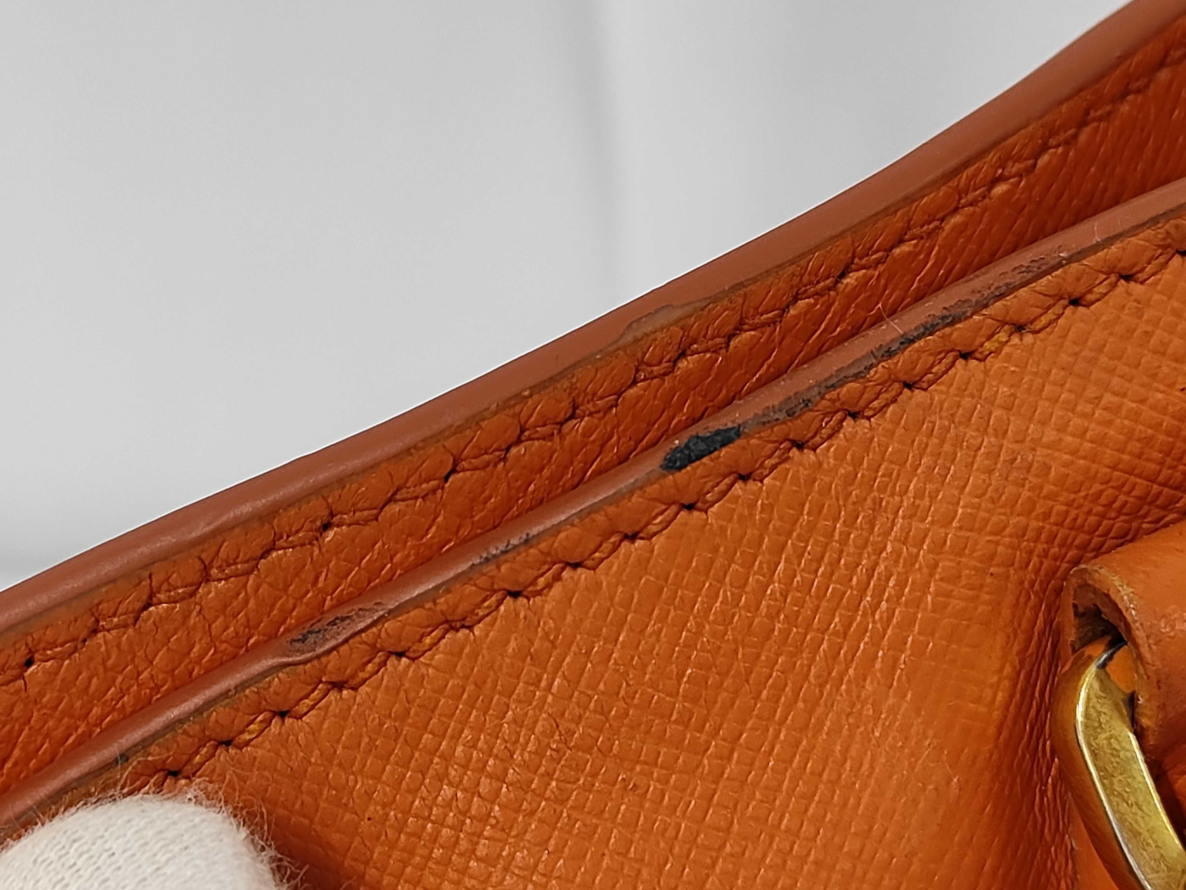 bag, orange handbag — view 8