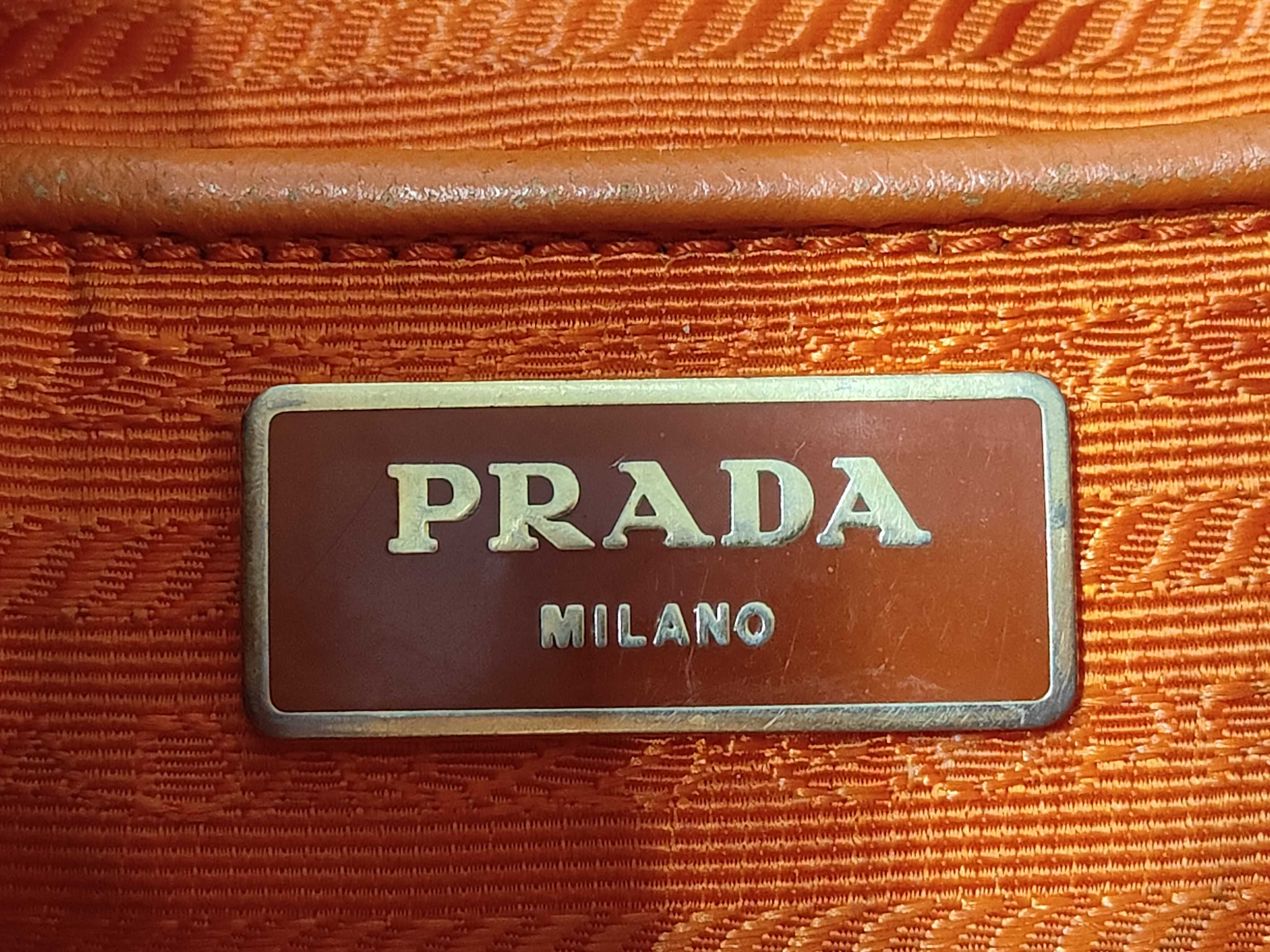 bag, orange handbag — view 10