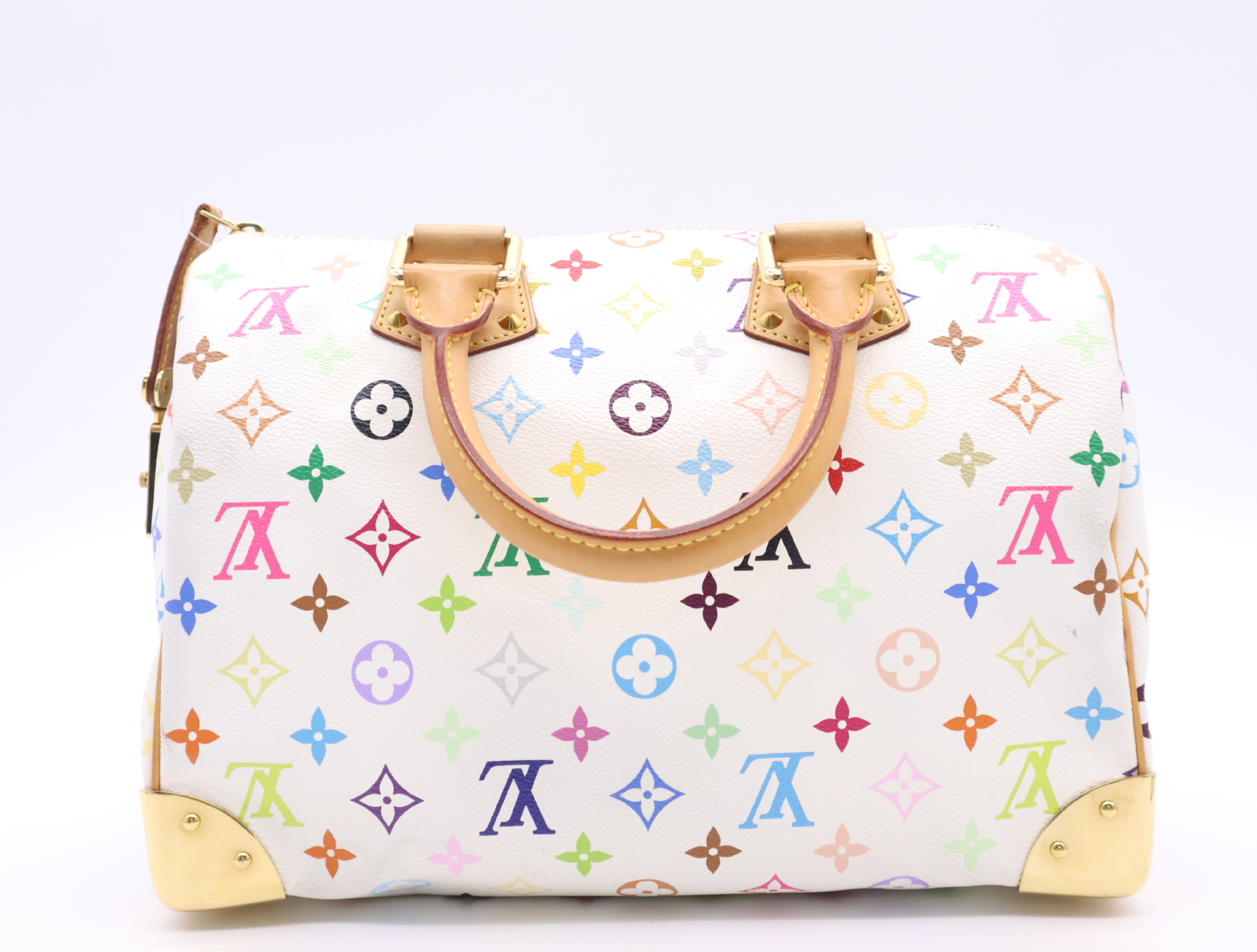 M92643 Multicolor Speedy 30 Handbag with 2 Keys and Clochette — view 2