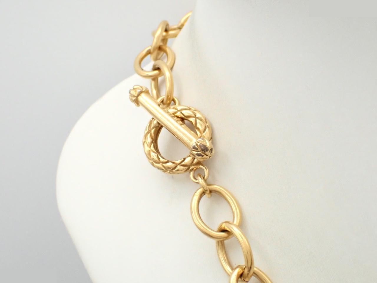 Big Heart Coco Mark Long Necklace, 95P, Chain approx. 82cm — view 2