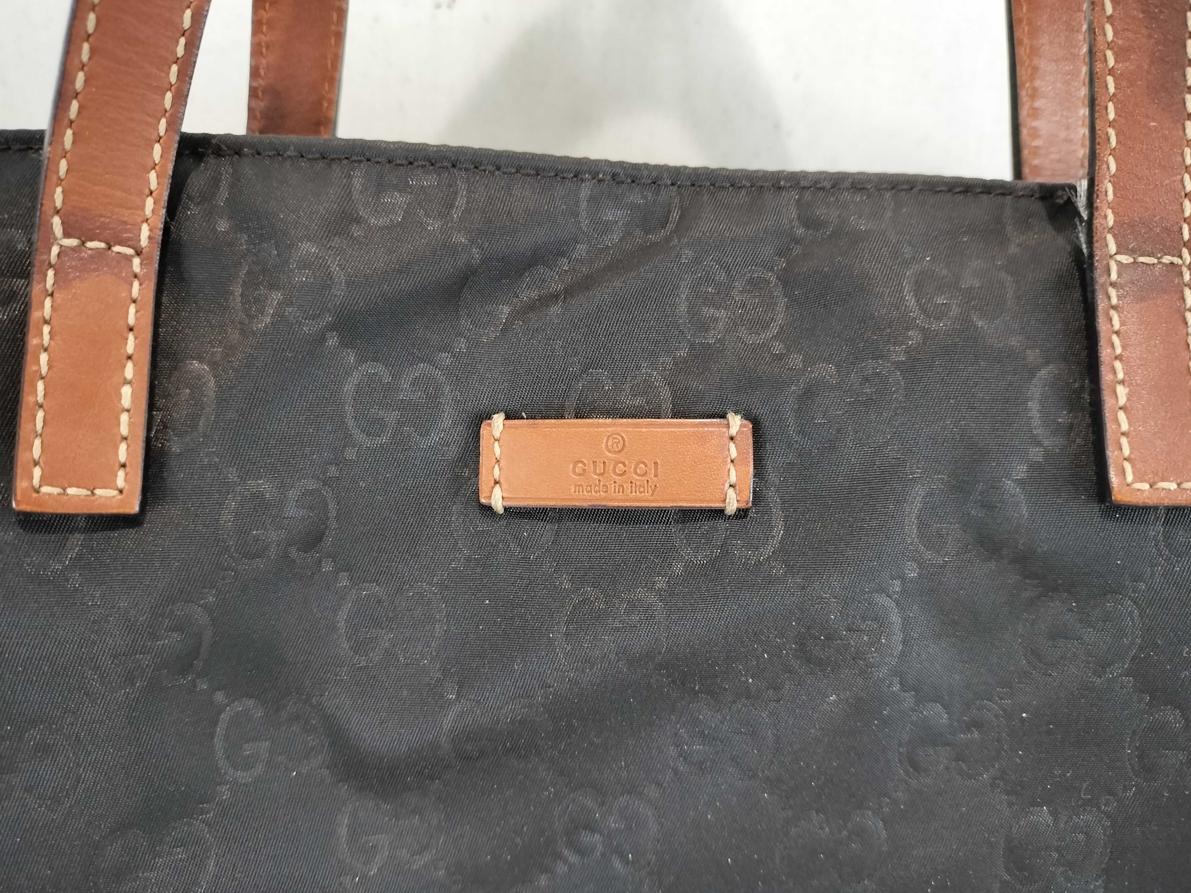 GG 502752 282439 Nylon Tote (with some stains inside) Handbag — view 2