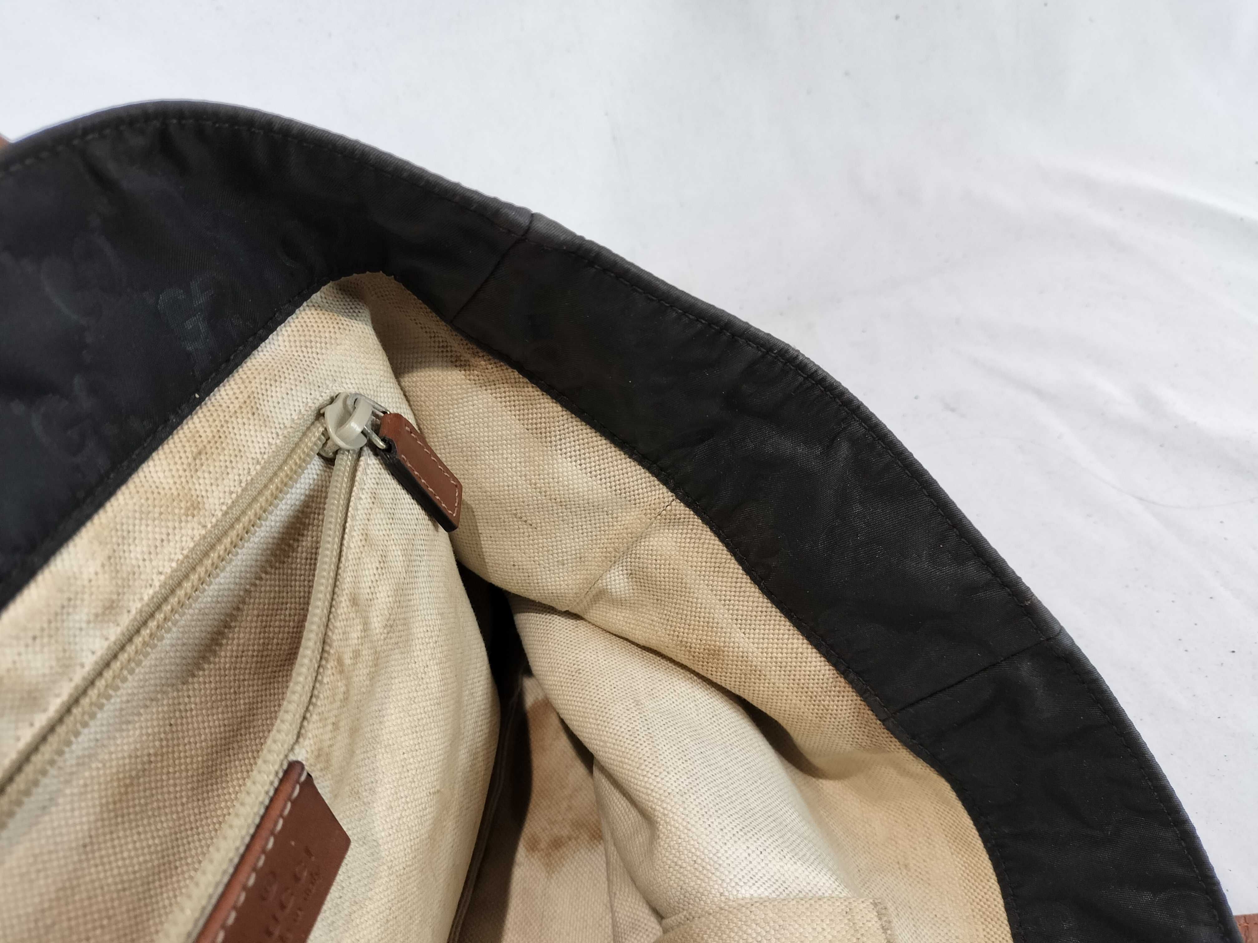 GG 502752 282439 Nylon Tote (with some stains inside) Handbag — view 12