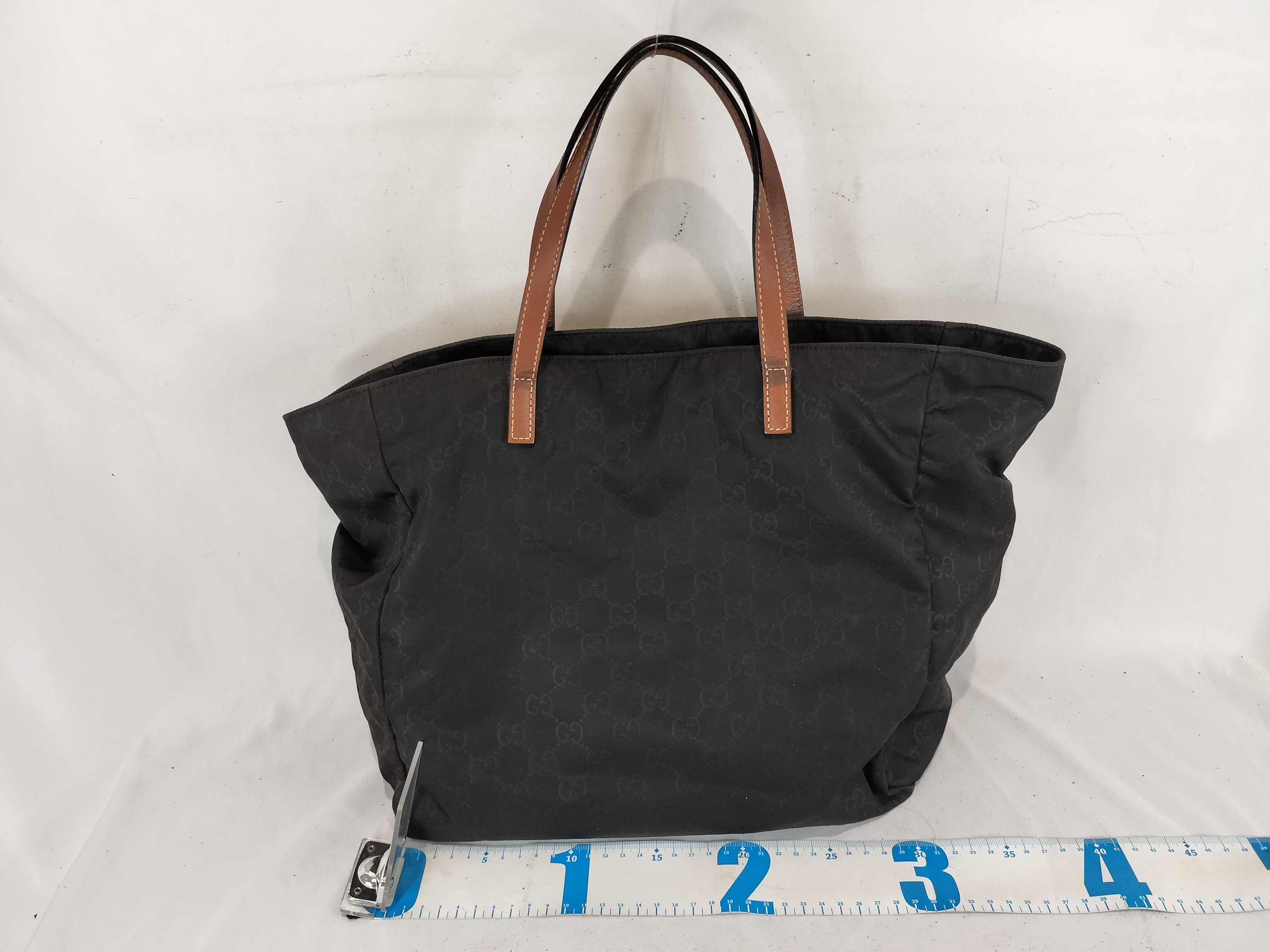 GG 502752 282439 Nylon Tote (with some stains inside) Handbag — view 3
