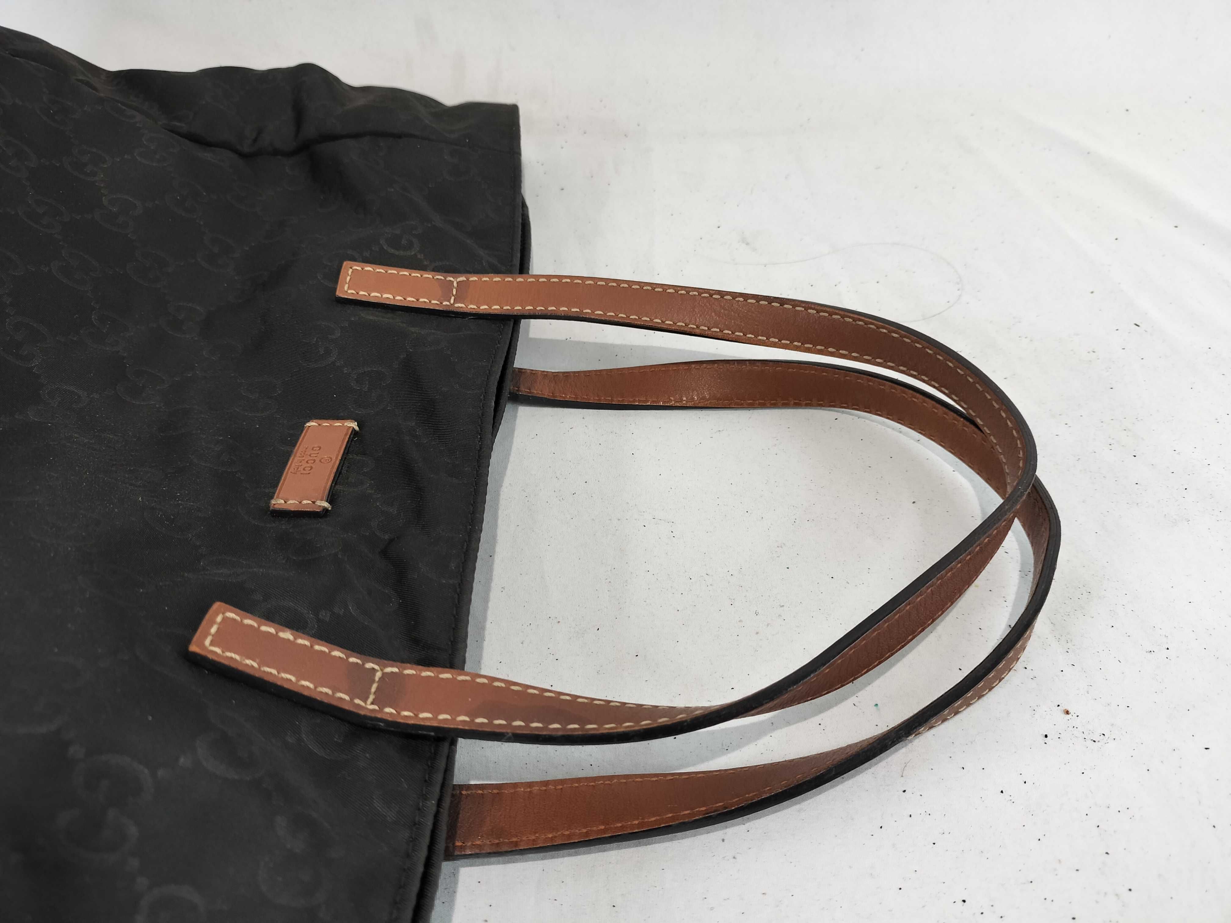 GG 502752 282439 Nylon Tote (with some stains inside) Handbag — view 4