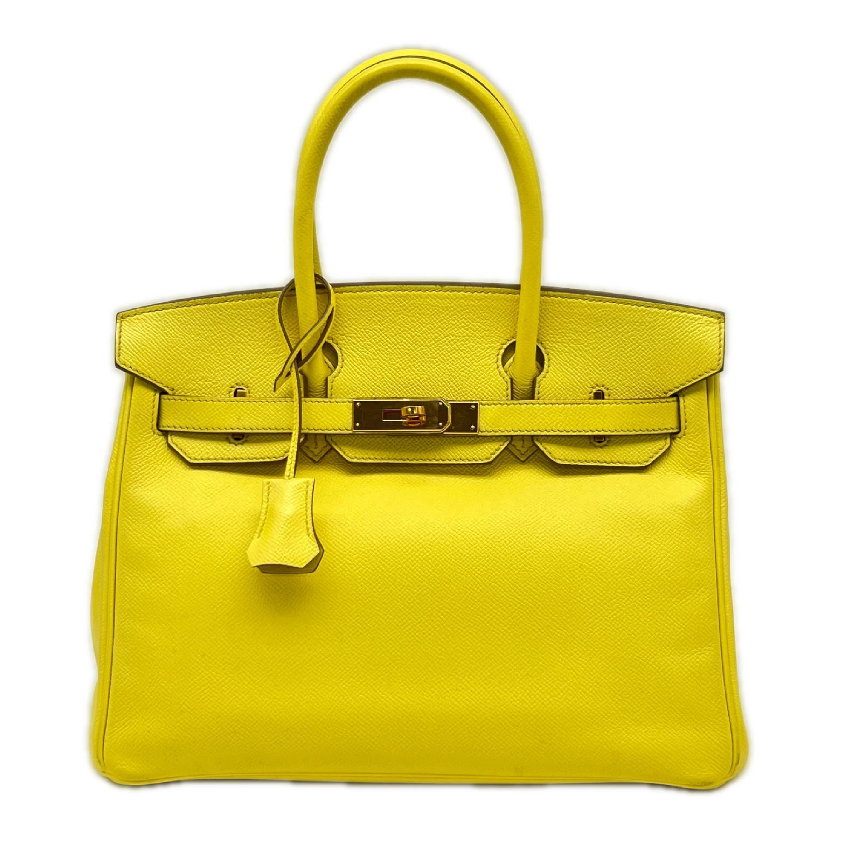 Veau Epsom Birkin 30 Soufflé Q Stamp Handbag