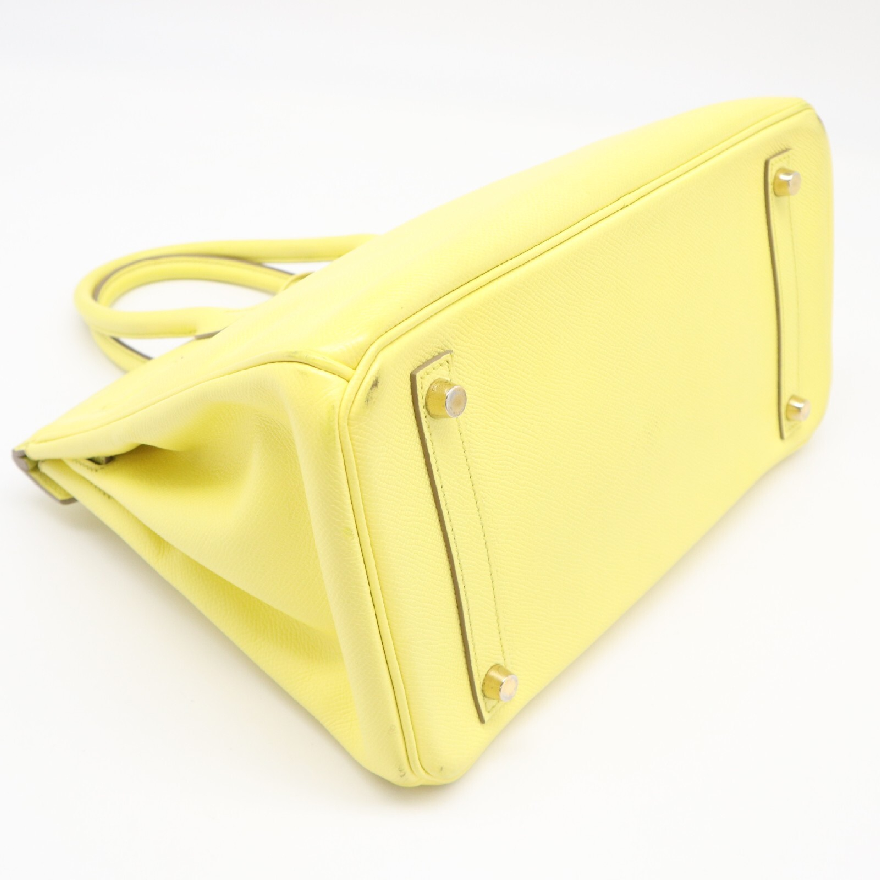 Veau Epsom Birkin 30 Soufflé Q Stamp Handbag — view 5