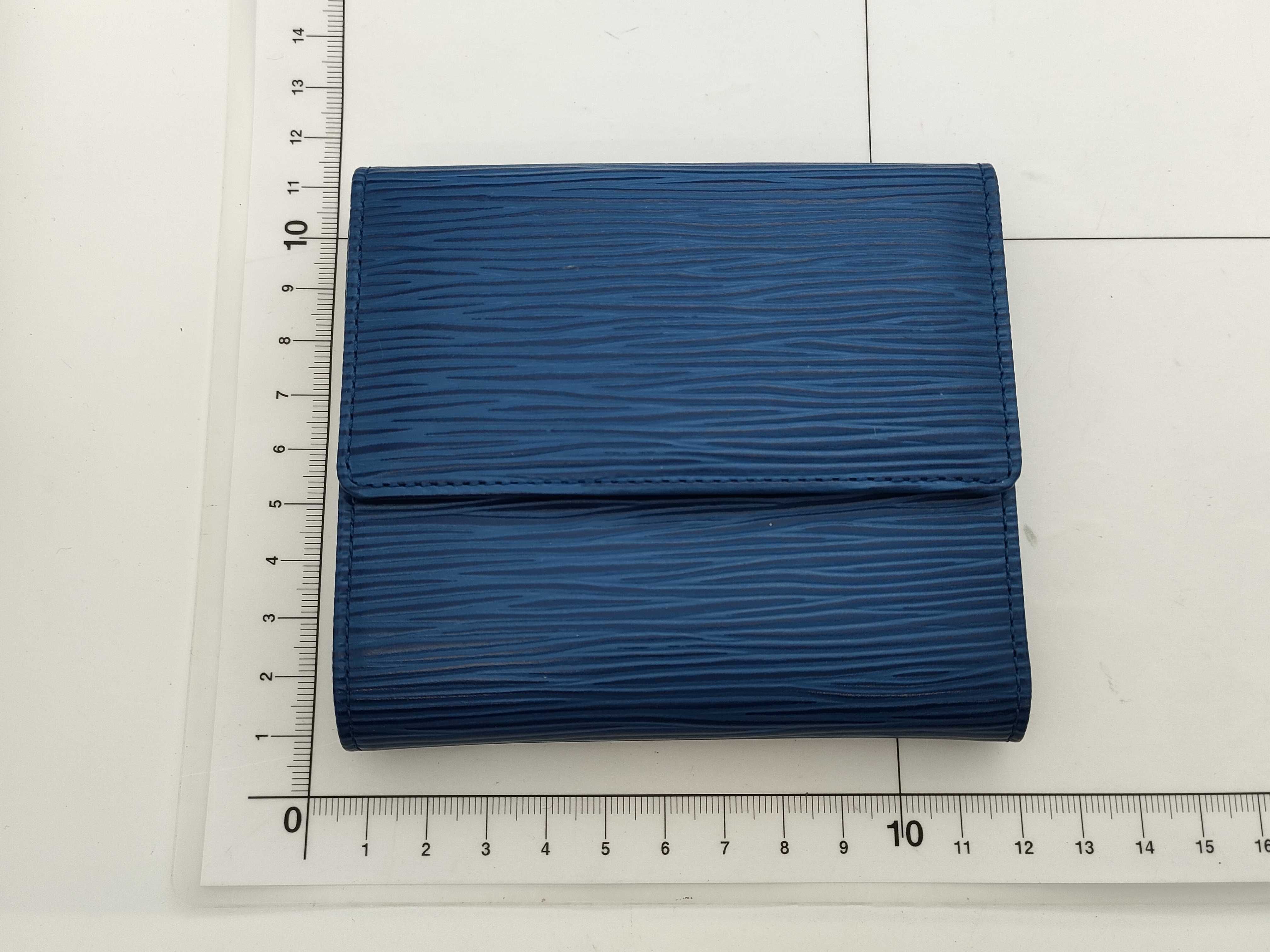 Epi M63485 Double Snap Closure Blue Wallet — view 2