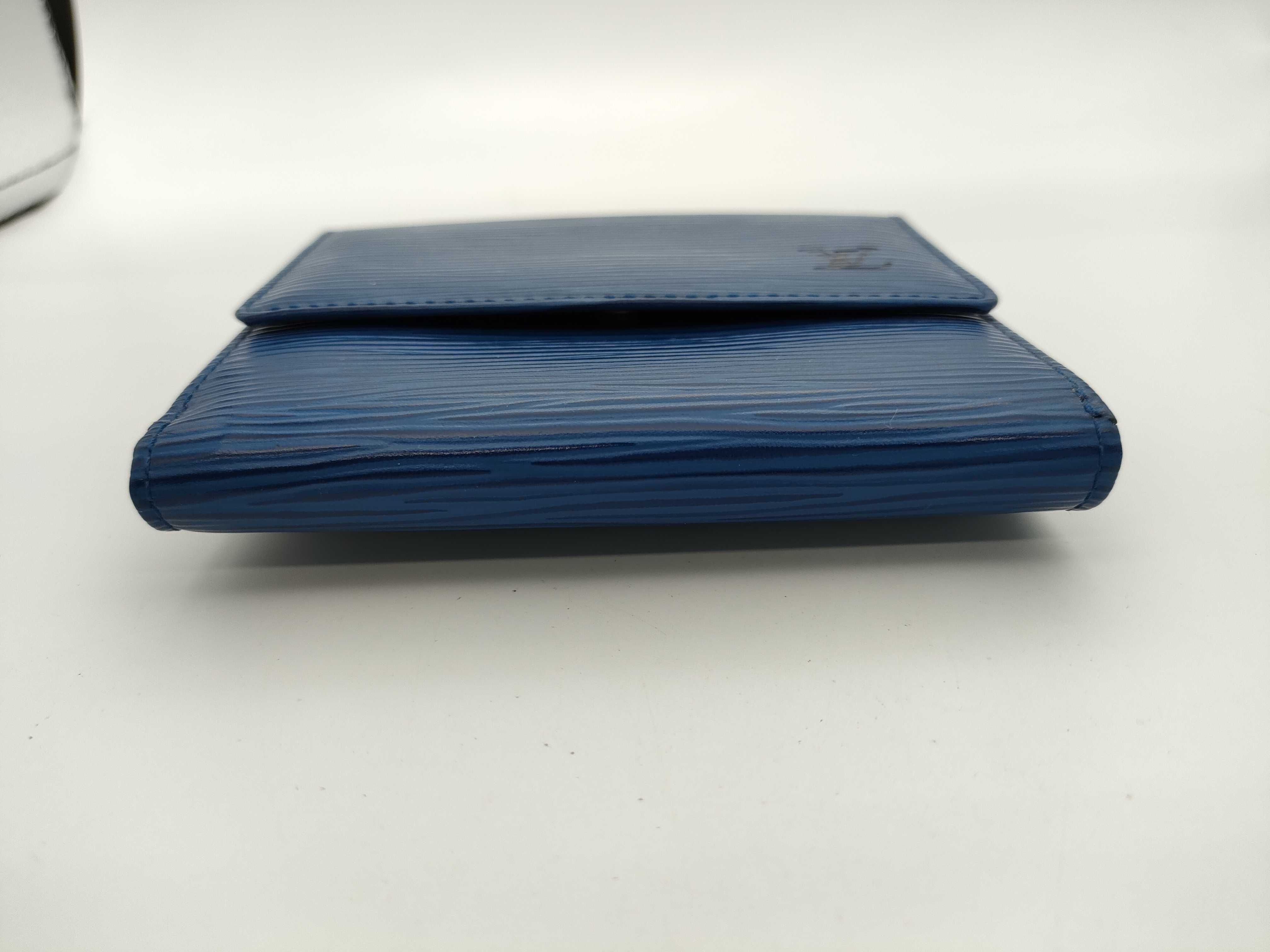 Epi M63485 Double Snap Closure Blue Wallet — view 3