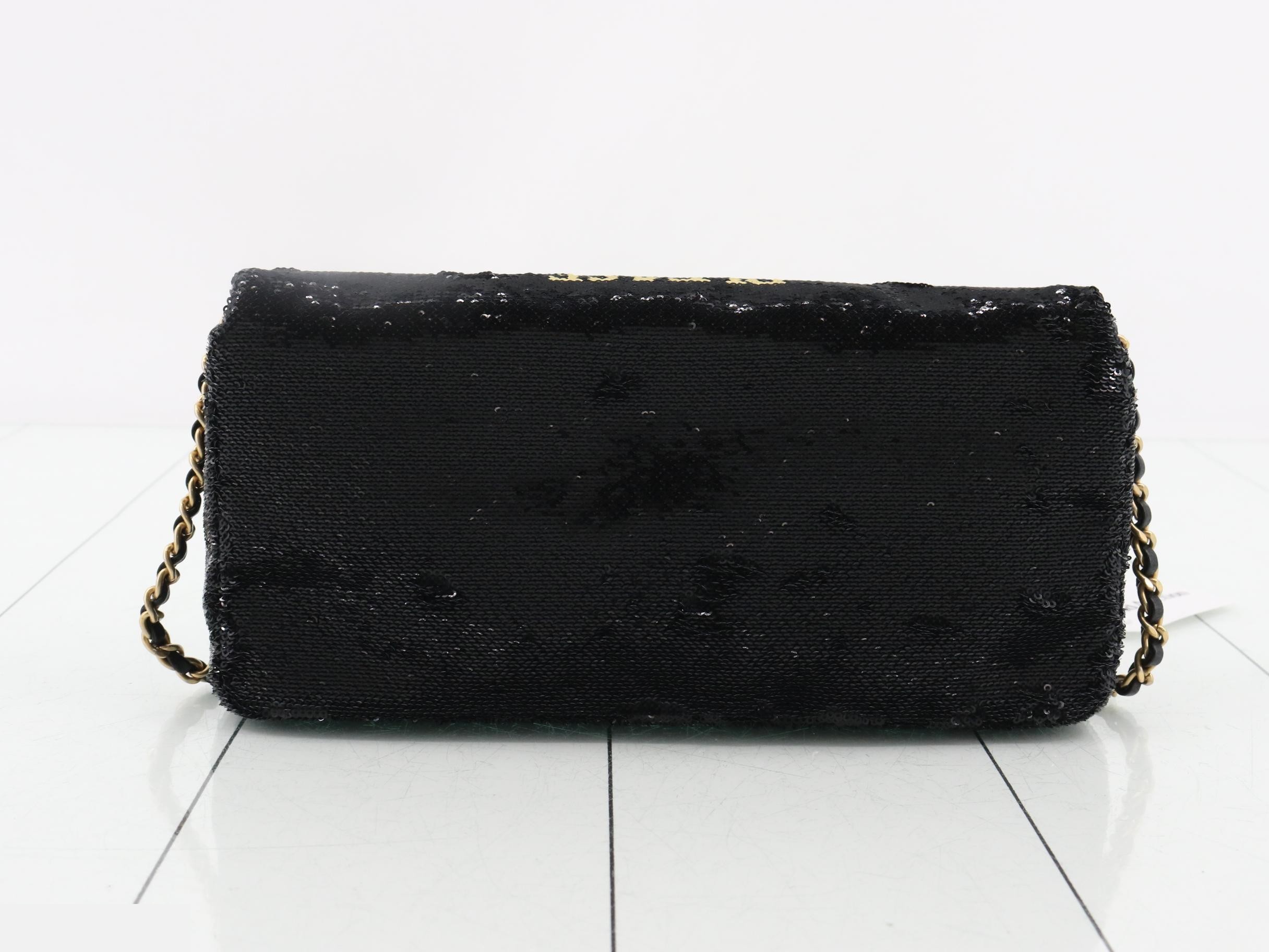 Sequin Chain Shoulder Bag — view 2