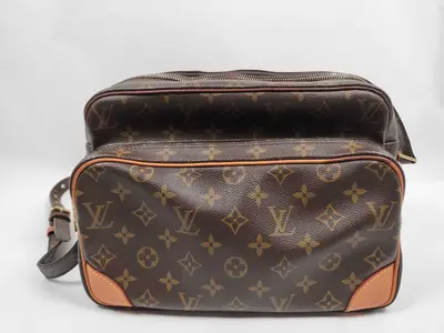 Monogram Louis Vuitton Brown Monogram M45244 Nile Shoulder Bag