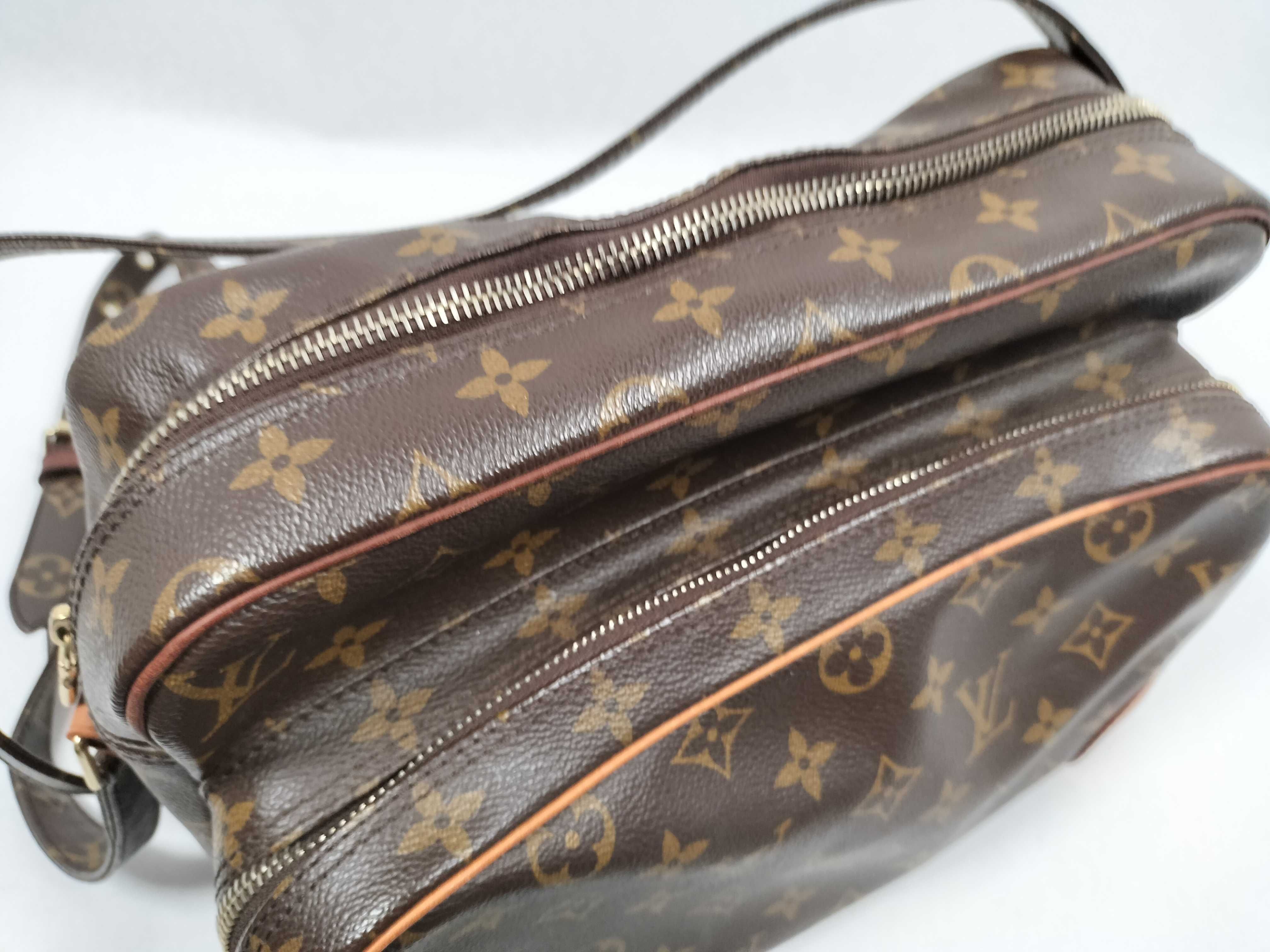 Monogram Louis Vuitton Brown Monogram M45244 Nile Shoulder Bag — view 8