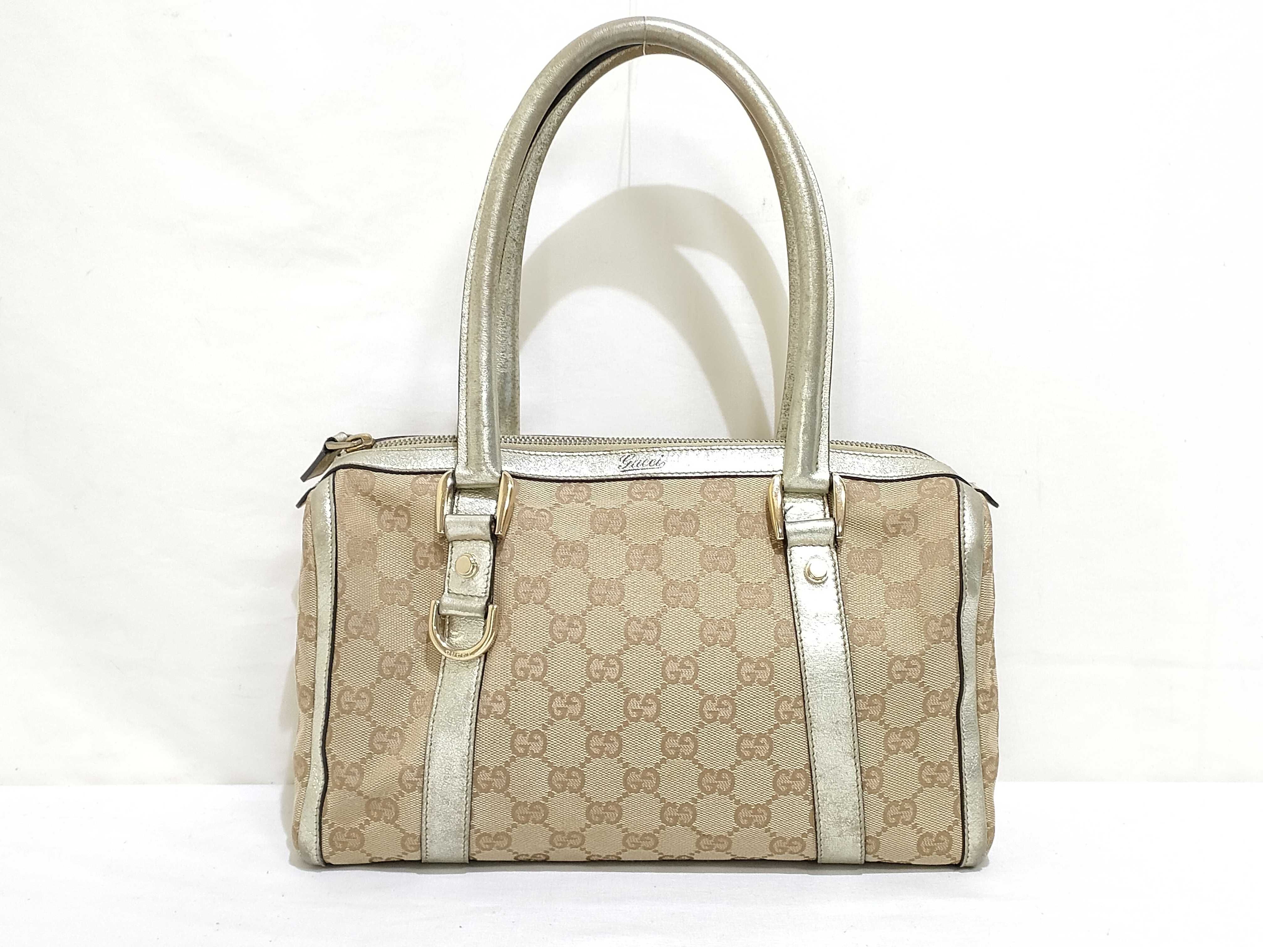 GG Canvas Abbey Mini Boston Bag
