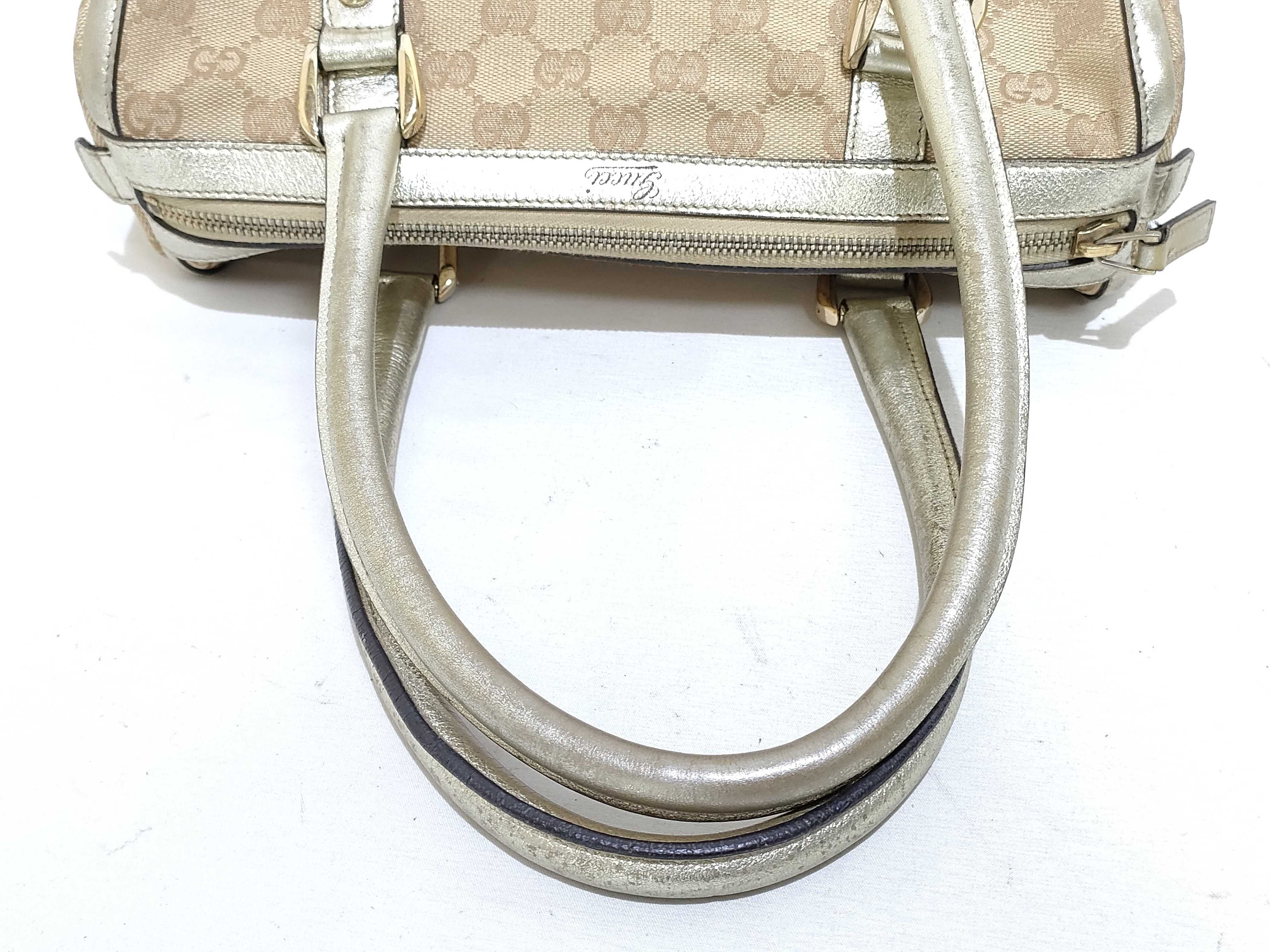 GG Canvas Abbey Mini Boston Bag — view 3
